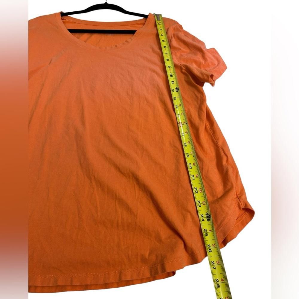 Designer Ava & Viv l Orange Basic Tee 1X Size XL / US 12-14 / IT 48-50 - 6 Thumbnail