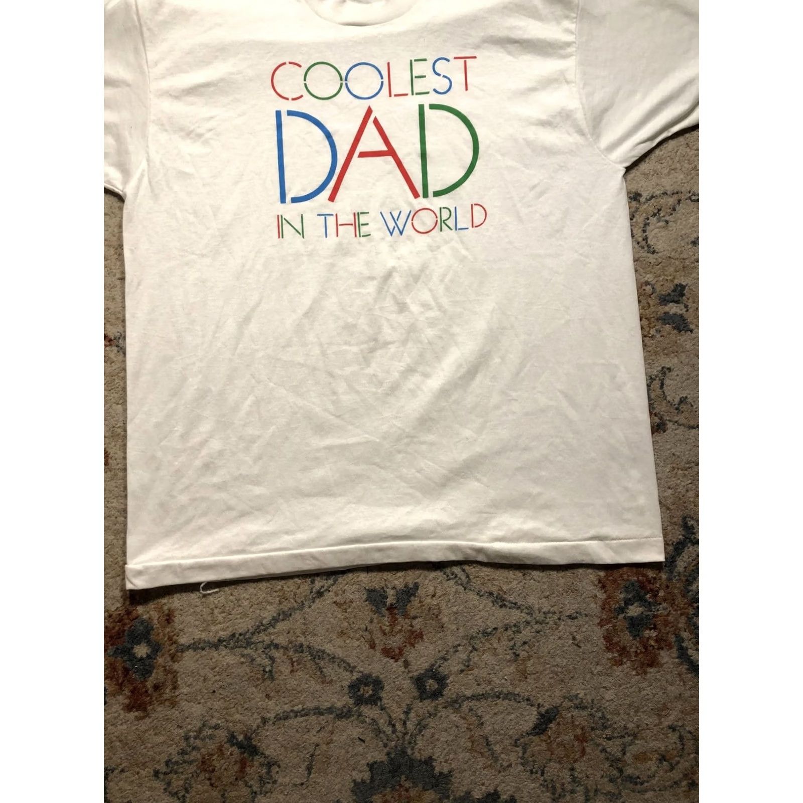Vintage VINTAGE Screen Stars Best Shirt Mens XL White Graphic Print Dad 90s USA Crew Neck Short Sleeve T-Shirt Size US XL / EU 56 / 4 - 5 Thumbnail