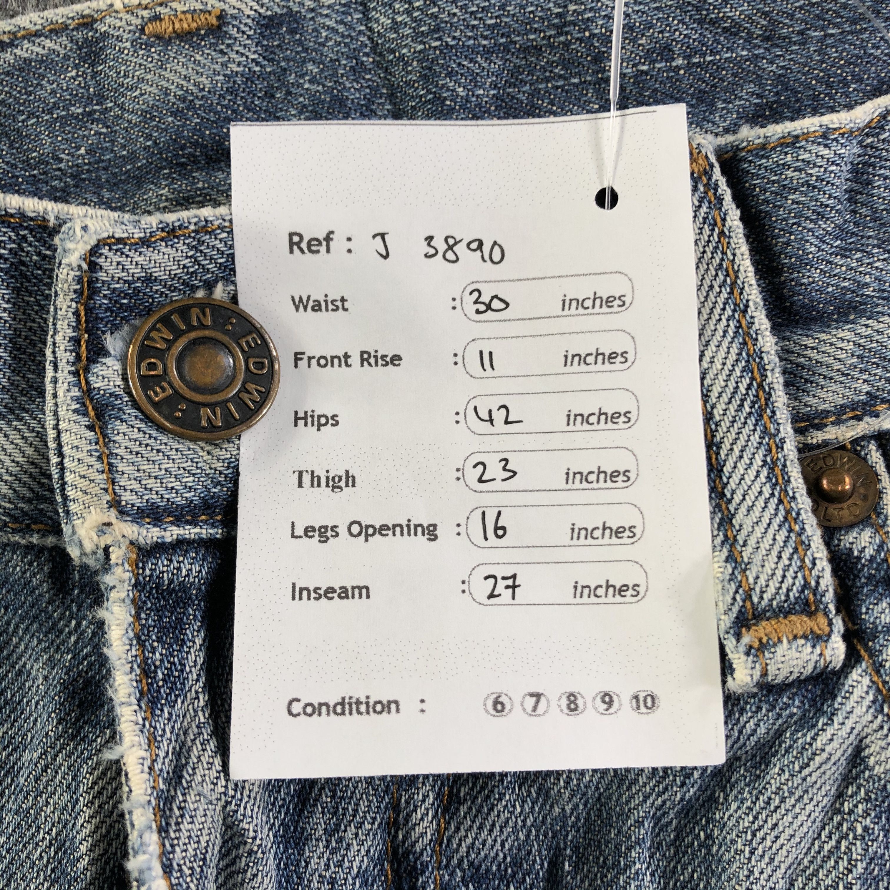 Edwin Vintage Edwin 503 Jeans-J3890 Size US 30 / EU 46 - 12 Thumbnail