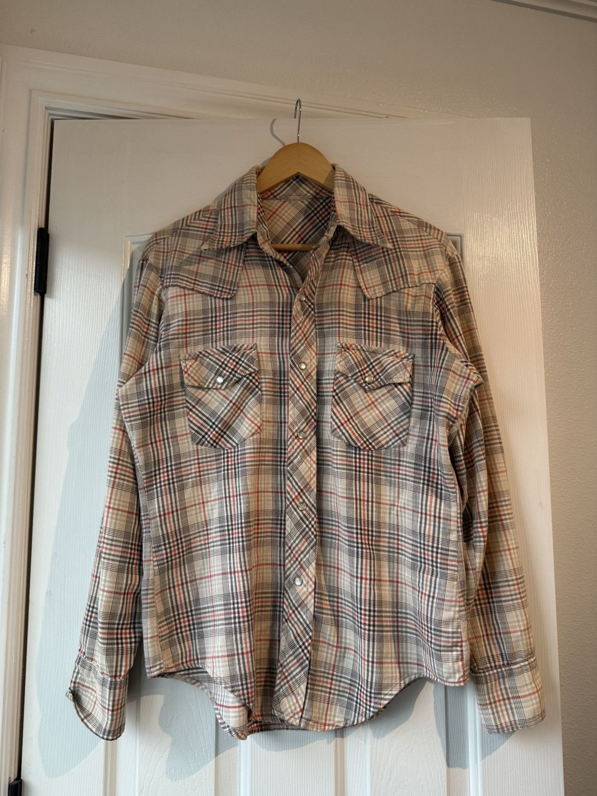 Vintage Vintage mother of pearl flannel Size US M / EU 48-50 / 2 - 1 Thumbnail