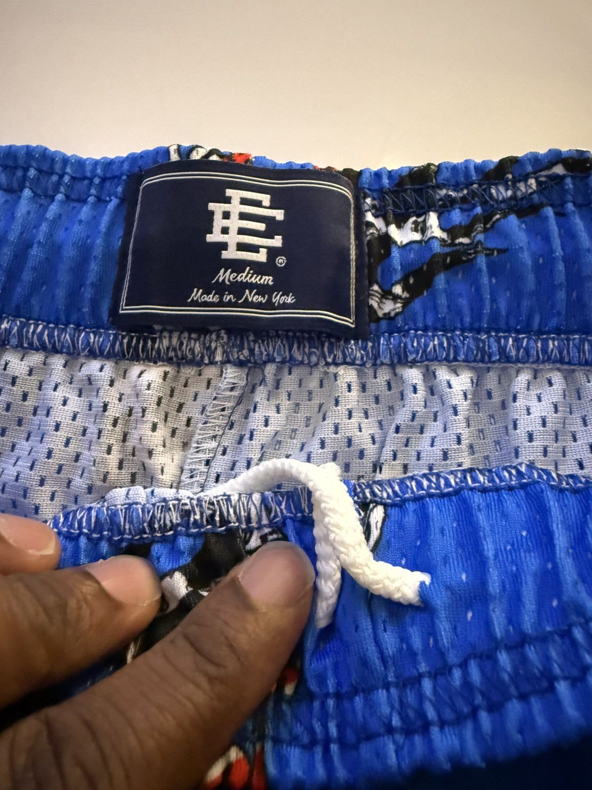 Eric Emanuel x Matty Boy EE Stay Fast Flame Shorts Blue Red Size US 40 / EU 56 - 4 Thumbnail