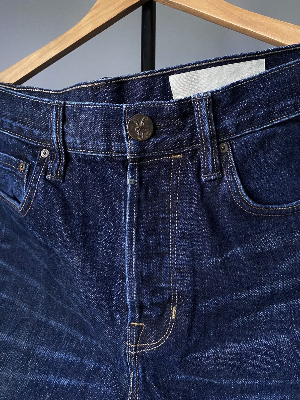 Allsaints Allsaints Deathstar Iggy Selvedge Distressed Denim Shorts Size US 32 / EU 48 - 6 Thumbnail