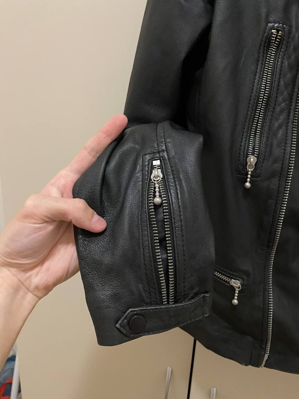 Allsaints Allsaints leather jacket overshirt streetwear hype Size US S / EU 44-46 / 1 - 9 Thumbnail