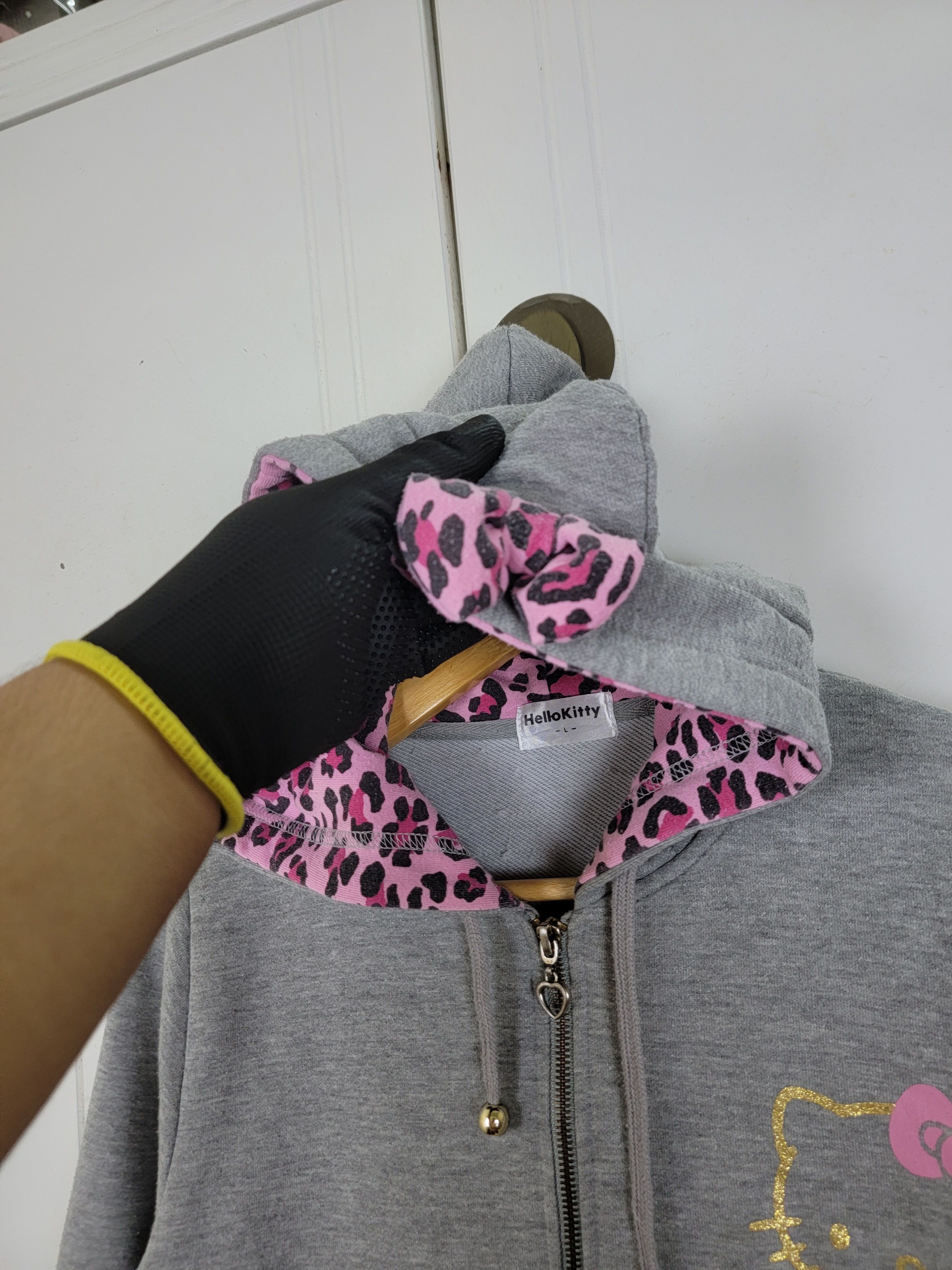 Disney × Japanese Brand × Vintage Vintage Hello Kitty Zipper Hoodies Size US L / EU 52-54 / 3 - 7 Thumbnail
