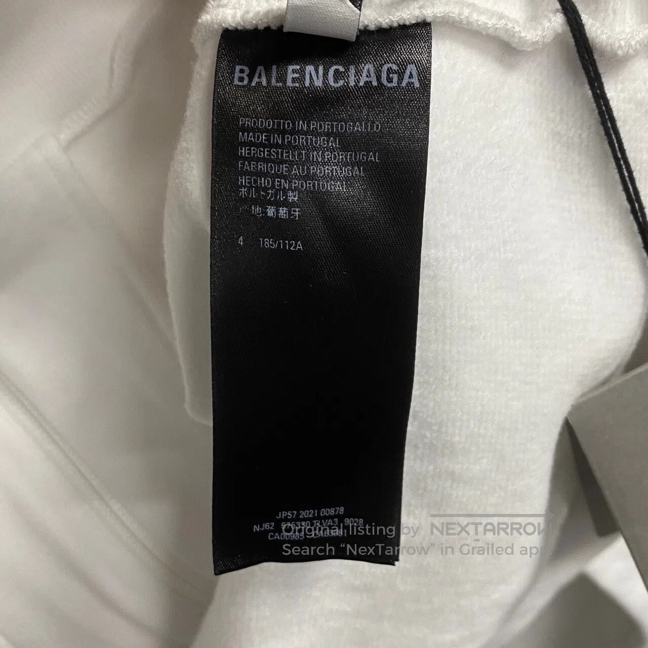 Balenciaga Balenciaga White striped embroidered logo logo uniform jac Size US M / EU 48-50 / 2 - 3 Thumbnail