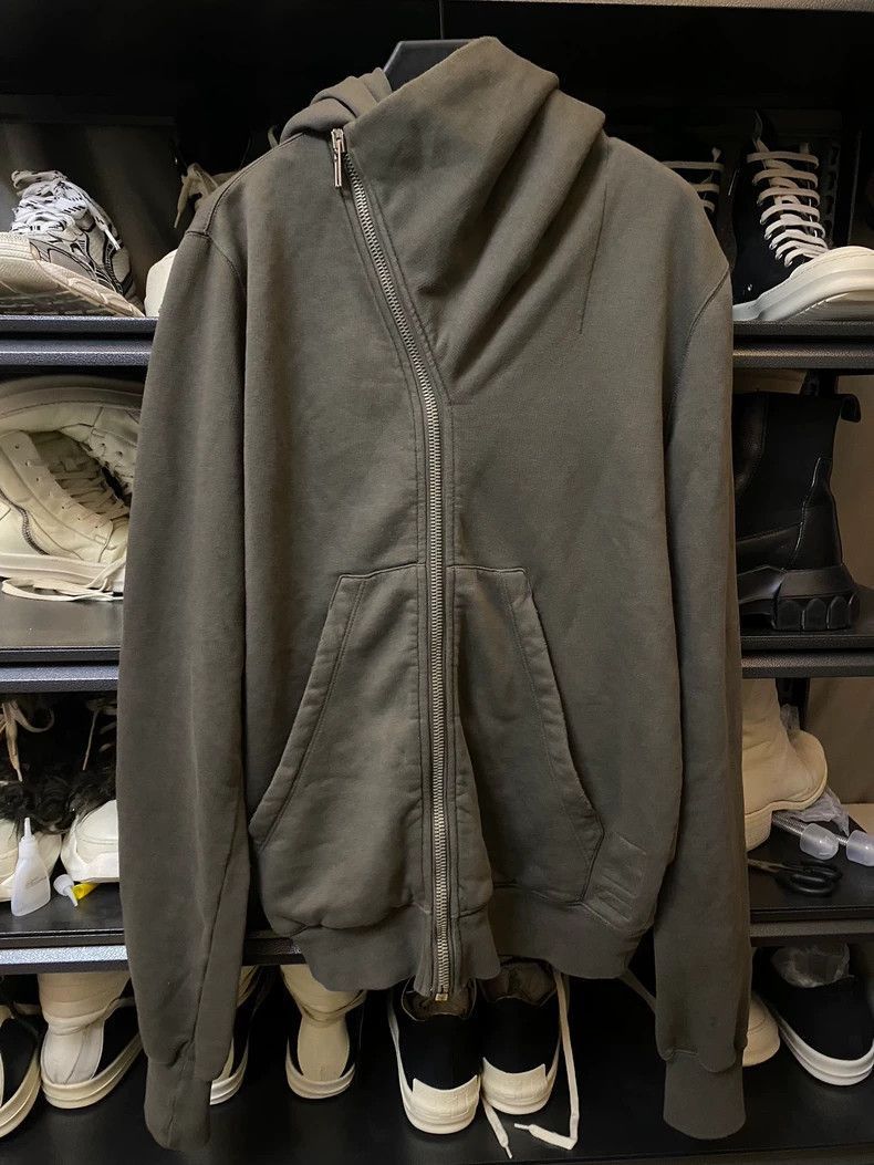 Rick Owens Rick Owens Gray Hooded Jacket for Men - dmc Size US S / EU 44-46 / 1 - 1 Thumbnail