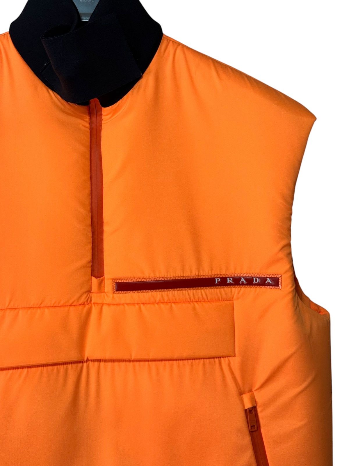 Prada Prada Women’s Orange Puffer Vest – Size IT 38 Fits L/XL Size US S / EU 44-46 / 1 - 7 Thumbnail
