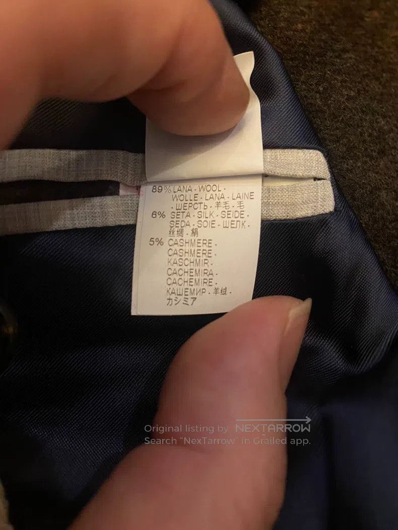 Brunello Cucinelli Brunello Cucinelli Cashmere, wool, and silk fabric Size 50L - 5 Thumbnail