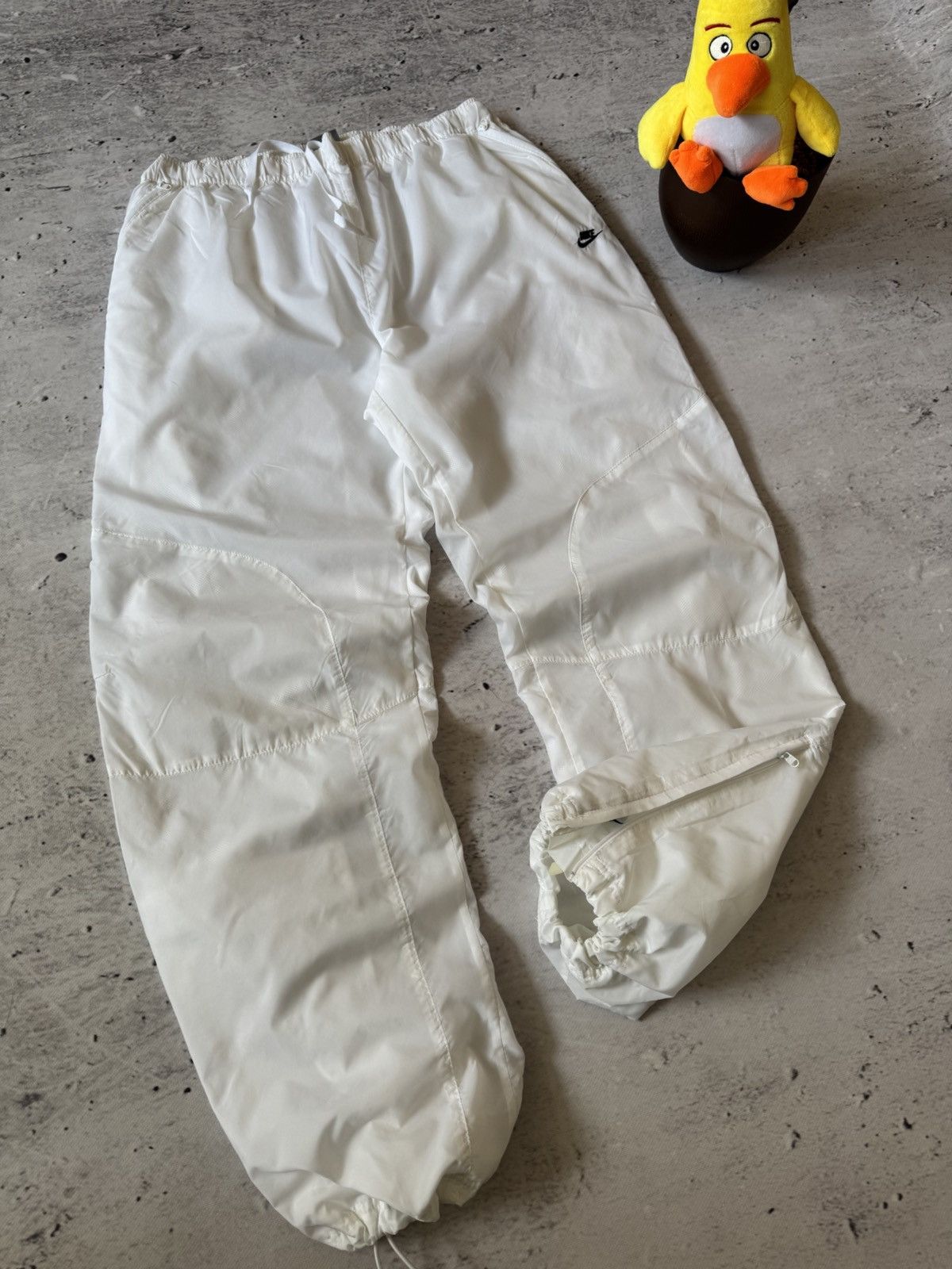 Nike × Vintage NIKE NYLON VINTAGE Y2K OVERSIZE BAGGY FIT PANTS SWEATPANTS Size US 34 / EU 50 - 6 Thumbnail