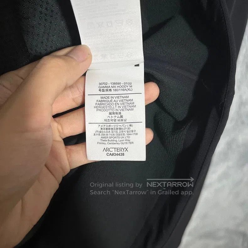 Arc'teryx Arcteryx Gamma MX Hoody Black Jacket. Size US XL / EU 56 / 4 - 7 Thumbnail