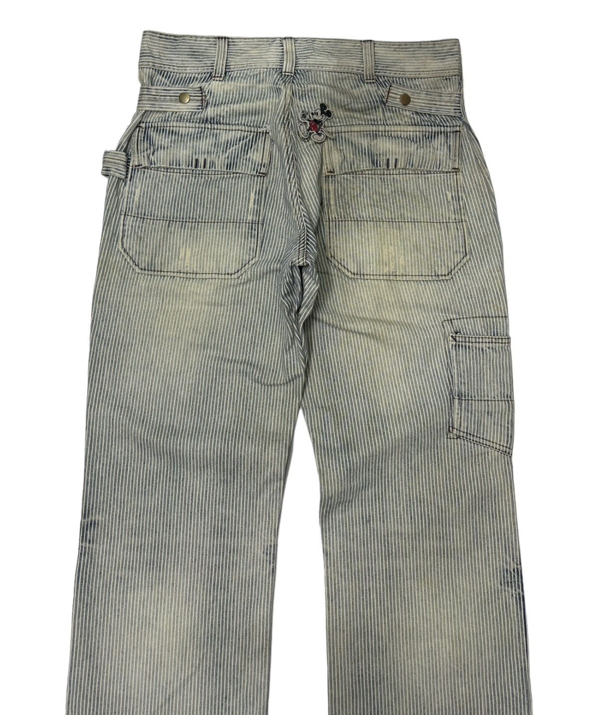 Hysteric Glamour × Japanese Brand OIL CAKE JAPANESE WABASH STRIPED CARPENTER PANTS Size US 33 - 6 Thumbnail