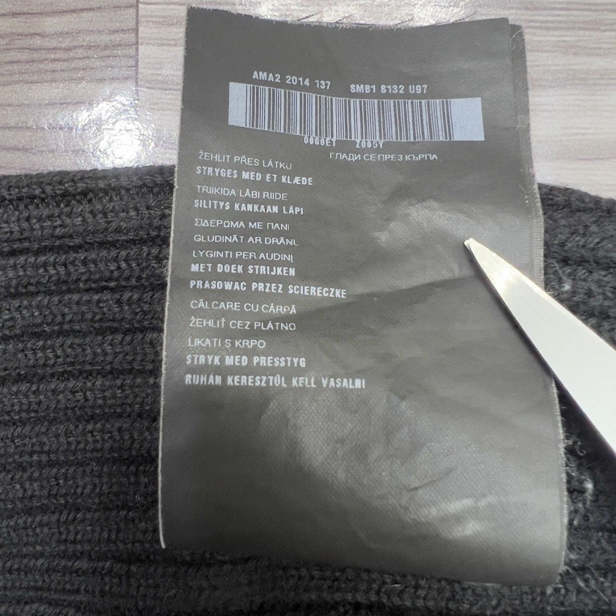 Prada Prada Linea Rossa Ribbed Wool Beanie Size ONE SIZE - 12 Thumbnail