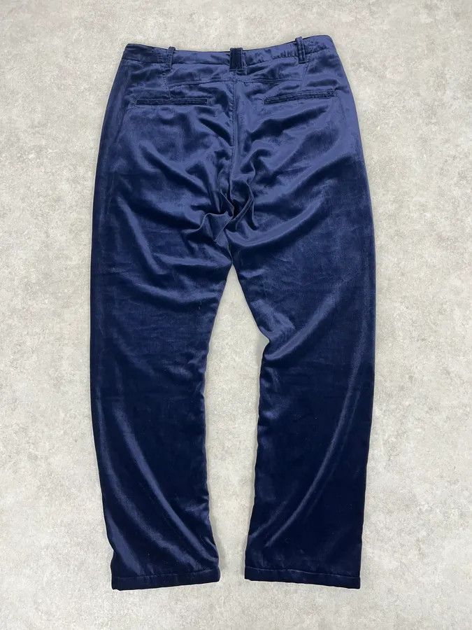 Armani 2010s Armani Navy Velvet Pants Size US 32 / EU 48 - 2 Thumbnail