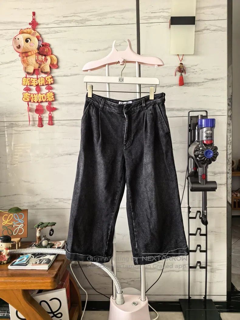 Loewe Loewe FW21 7/8 Denim Pants Size US 30 / EU 46 - 1 Thumbnail