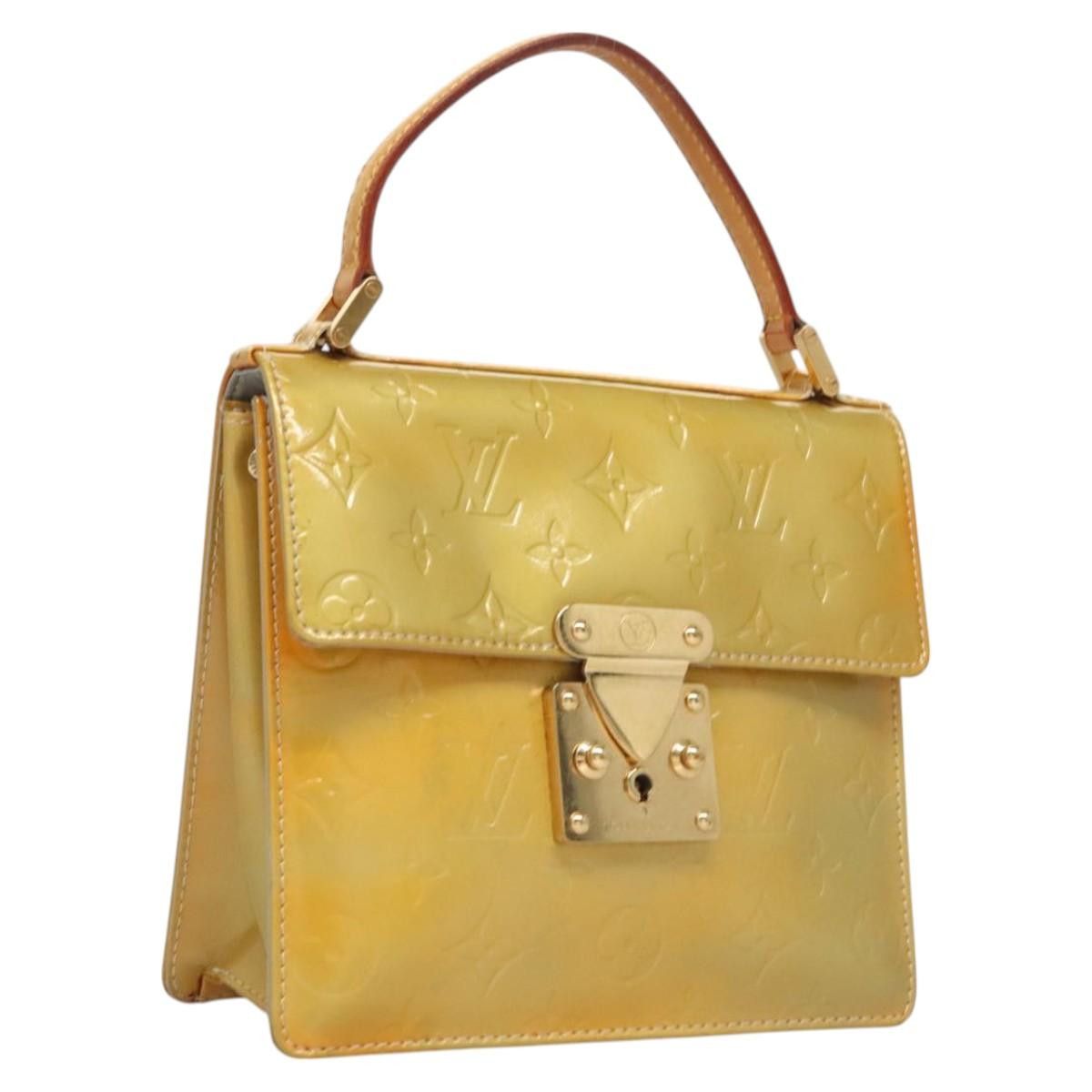 Louis Vuitton LOUIS VUITTON Monogram Vernis Spring Street Hand Bag Gris Size ONE SIZE - 1 Thumbnail