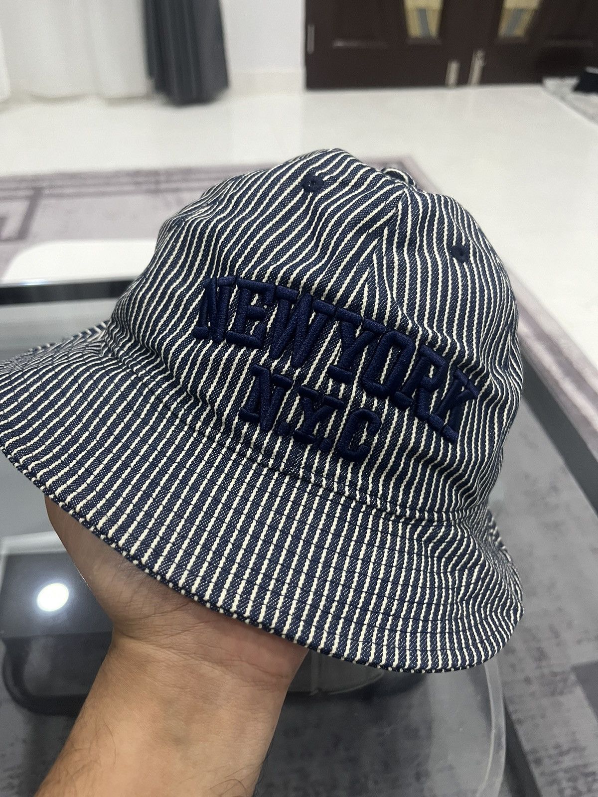 Japanese Brand × Vintage VINTAGE HICKORY BUCKET HAT Size ONE SIZE - 2 Thumbnail