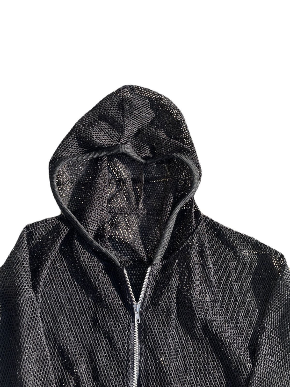 If Six Was Nine 2000s Japanese archive Mesh See-through Zip-up Hoodie Y2K Size US L / EU 52-54 / 3 - 5 Thumbnail