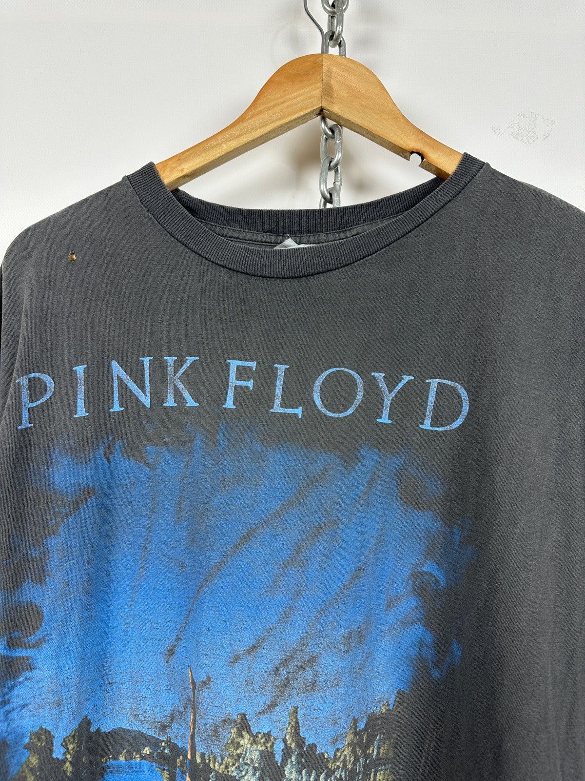 Band Tees 90s Vintage Pink Floyd Wish You Were Here Faded Band T-Shirt Size US XL / EU 56 / 4 - 7 Thumbnail