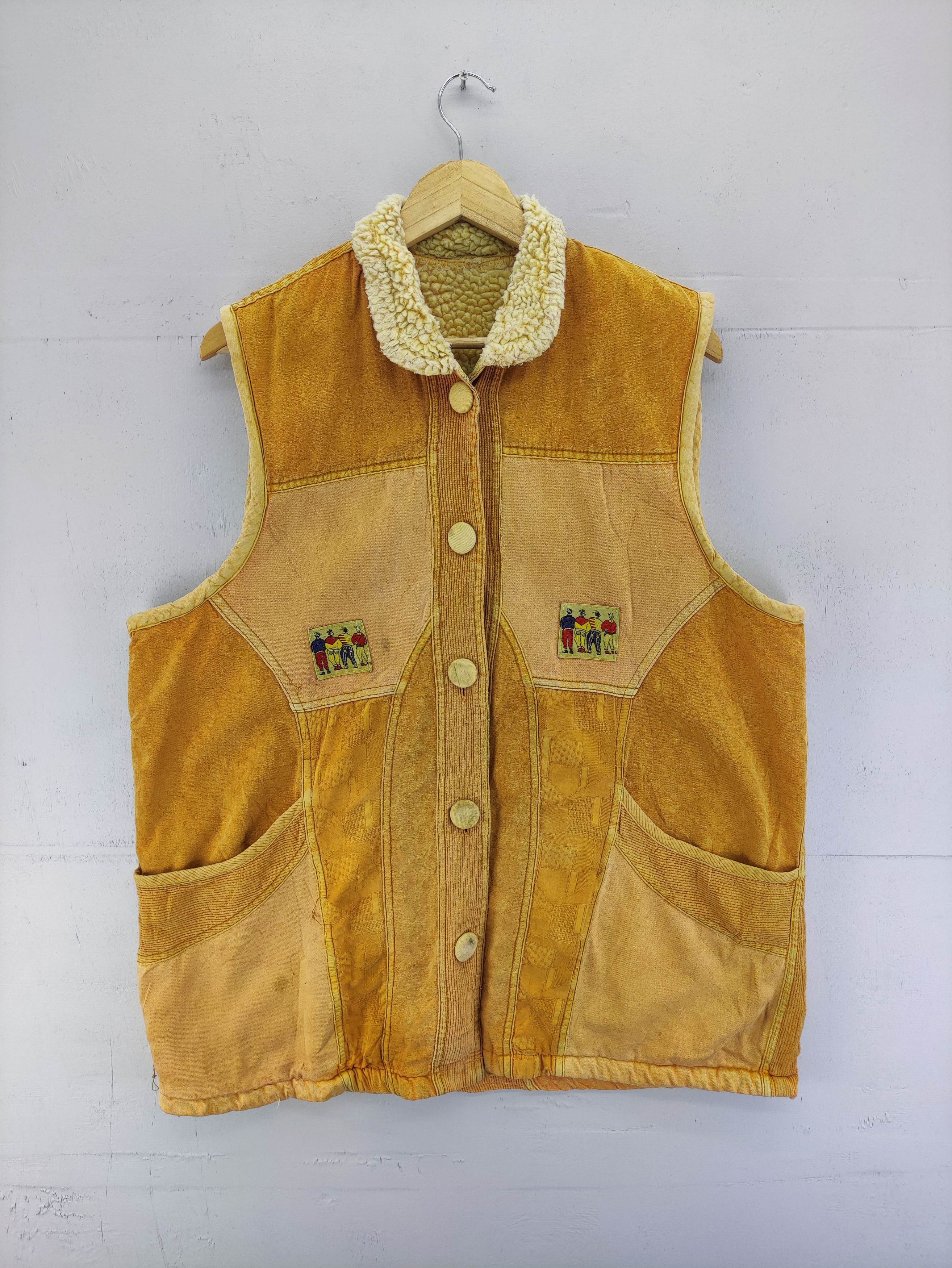 Japanese Brand Vintage Fomnica Vest Lined Sherpa Size US L / EU 52-54 / 3 - 1 Thumbnail