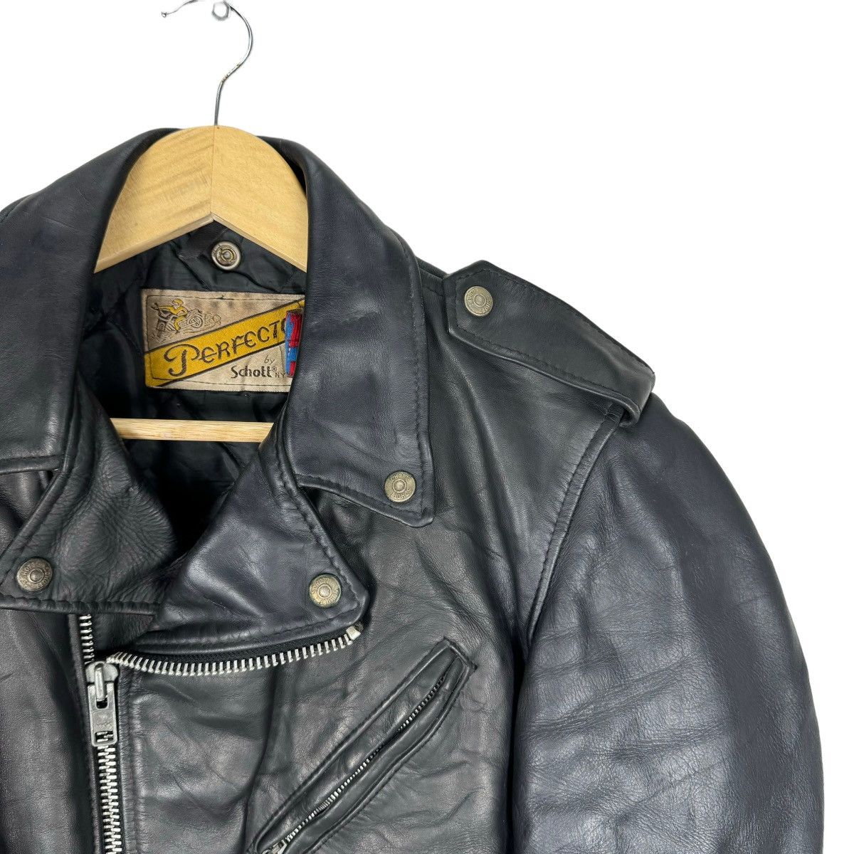 Schott ☀️SCHOTT PERFECTO 618 LEATHER JACKET Size US S / EU 44-46 / 1 - 7 Thumbnail