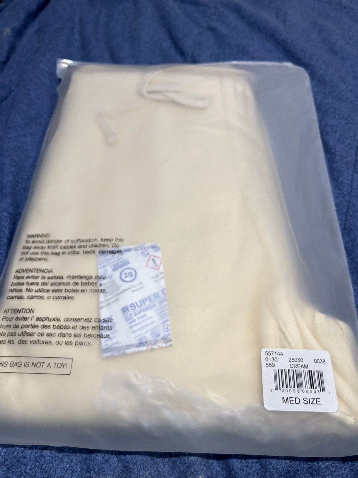 Essentials 2018 OG Fear Of God Essentials Cream Sweatpants Size US 34 / EU 50 - 8 Thumbnail