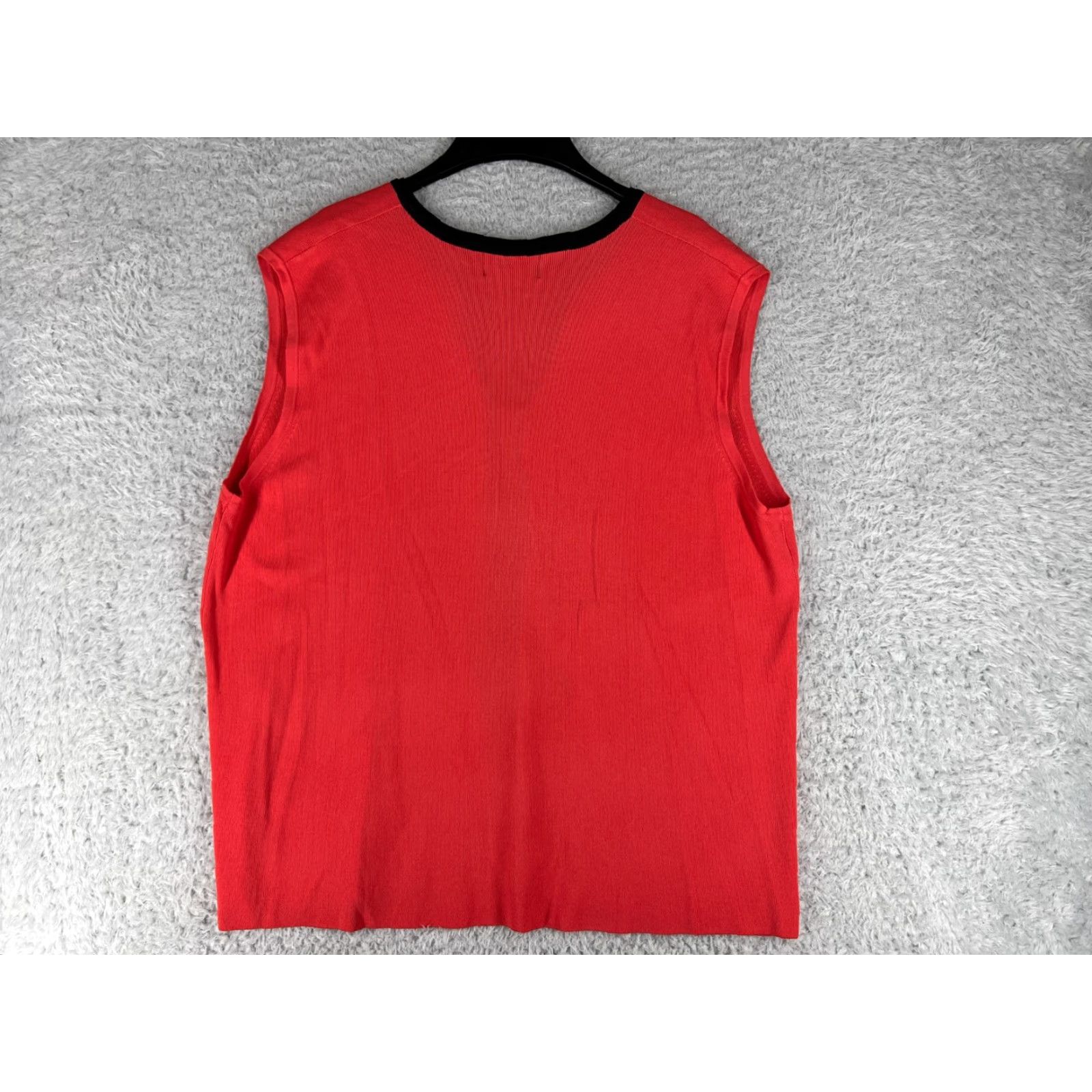 Vintage Finity Blouse Womens 3X Orange Solid Rayon Bow Sweetheart Casual All Seasons Size XXL / US 16-18 / IT 52-54 - 2 Thumbnail