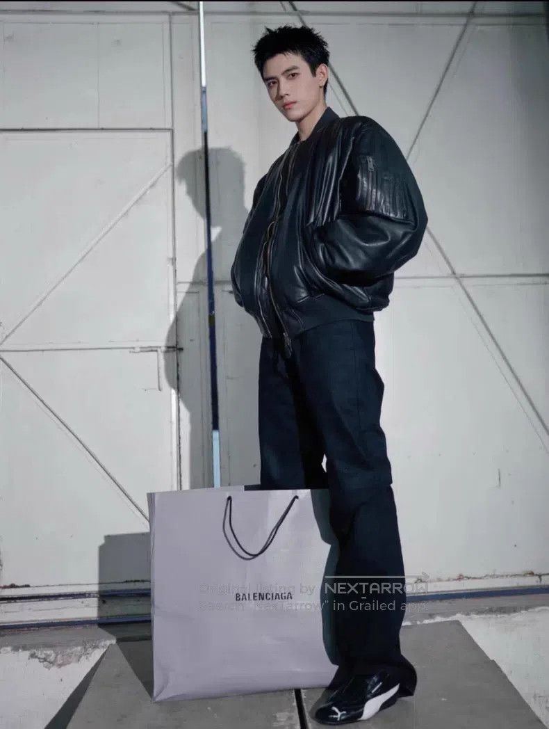 Balenciaga Balenciaga Black Leather Jacket Size US S / EU 44-46 / 1 - 9 Thumbnail