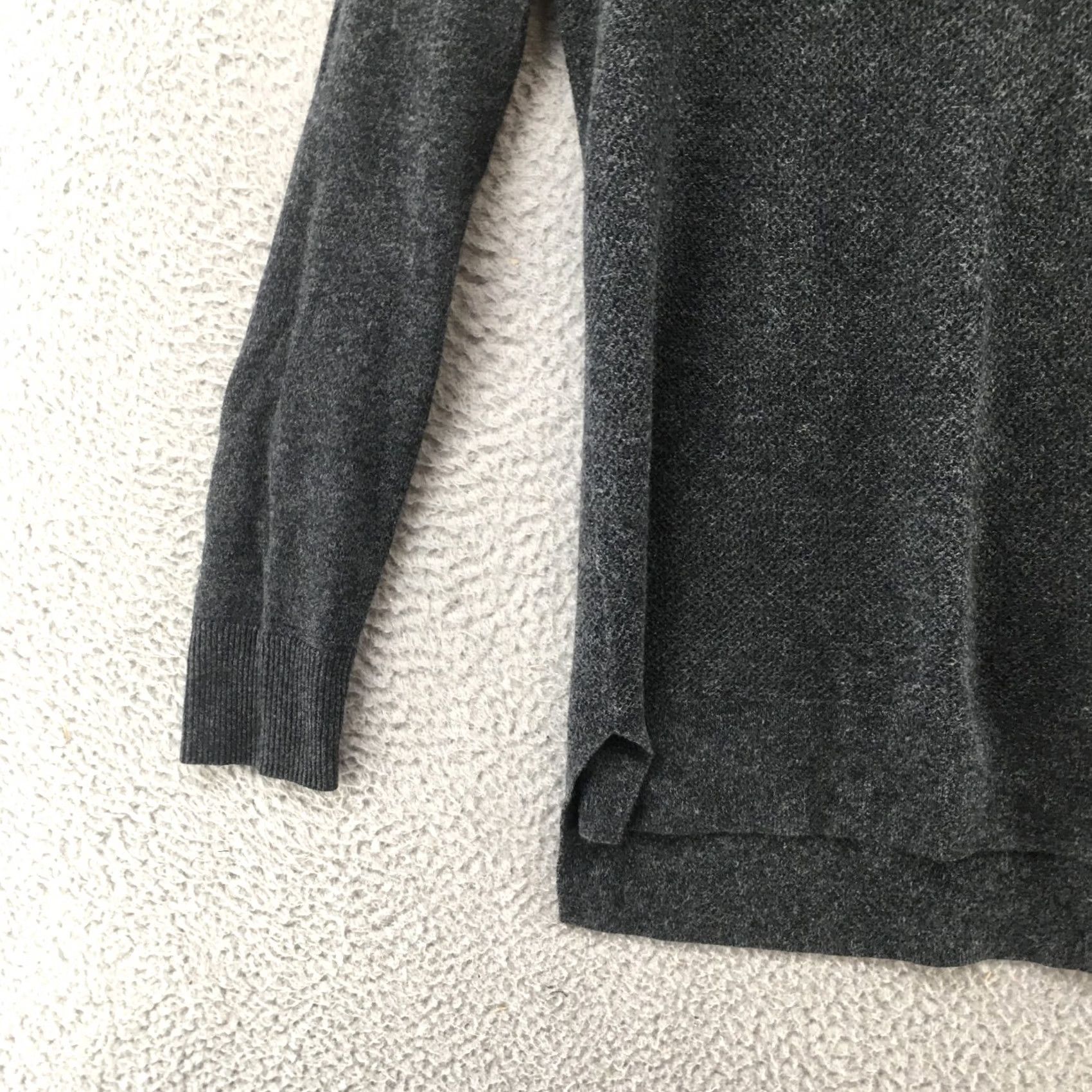 American Eagle Outfitters American Eagle Outfitters Pullover Sweater Womens M Raglan Long Sleeve Gray Cotton Blend Size M / US 6-8 / IT 42-44 - 3 Thumbnail