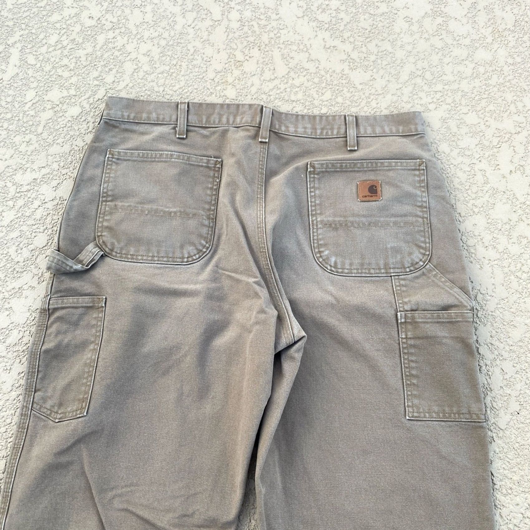 Carhartt VINTAGE Carhartt Pants Mens 38x30 Tan Duck Canvas Carpenter Relaxed Fit Workwear Size US 38 / EU 54 - 7 Thumbnail