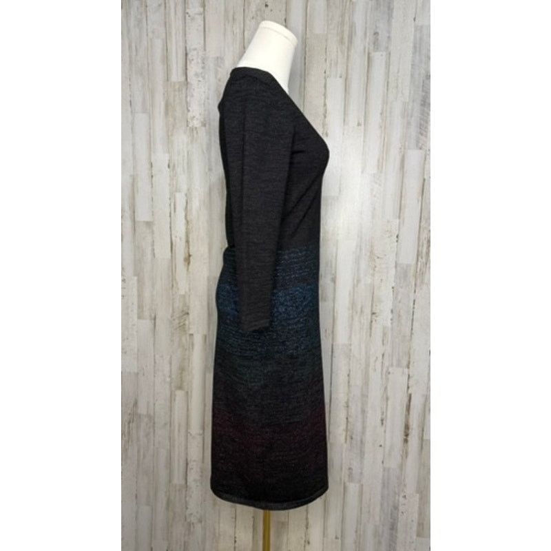 Trina Turk Trina Turk Women's Black Space-Dye Ombre Sweater Dress Size S / US 4 / IT 40 - 3 Thumbnail