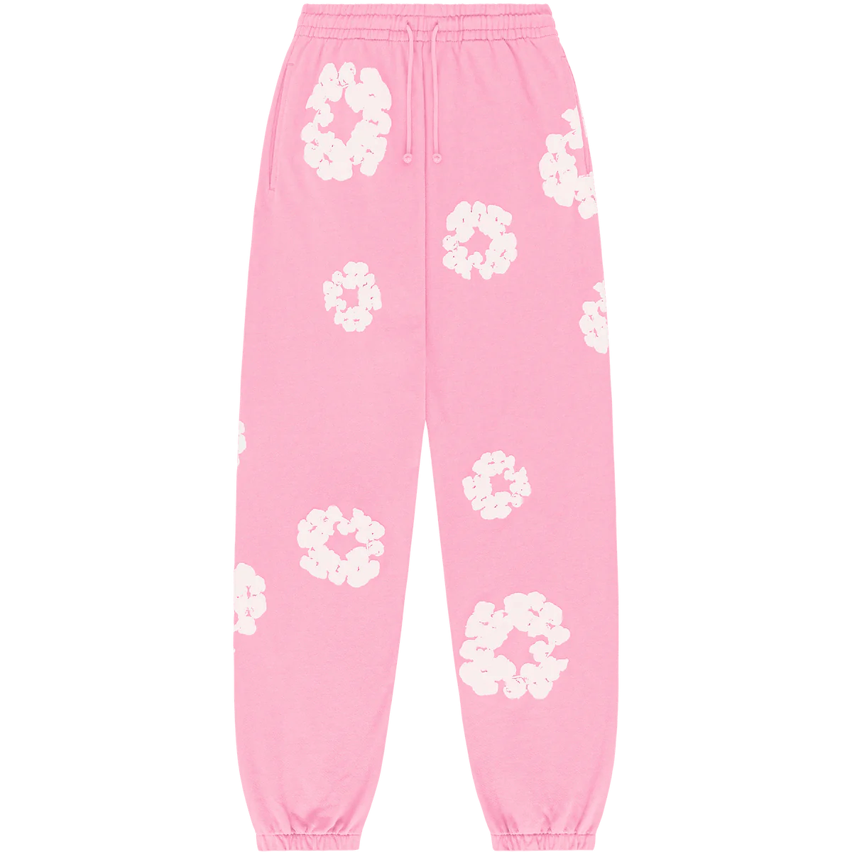 image of Denim Tears The Cotton Wreath Sweatpants Pink - Xlarge, Men's (Size 36)