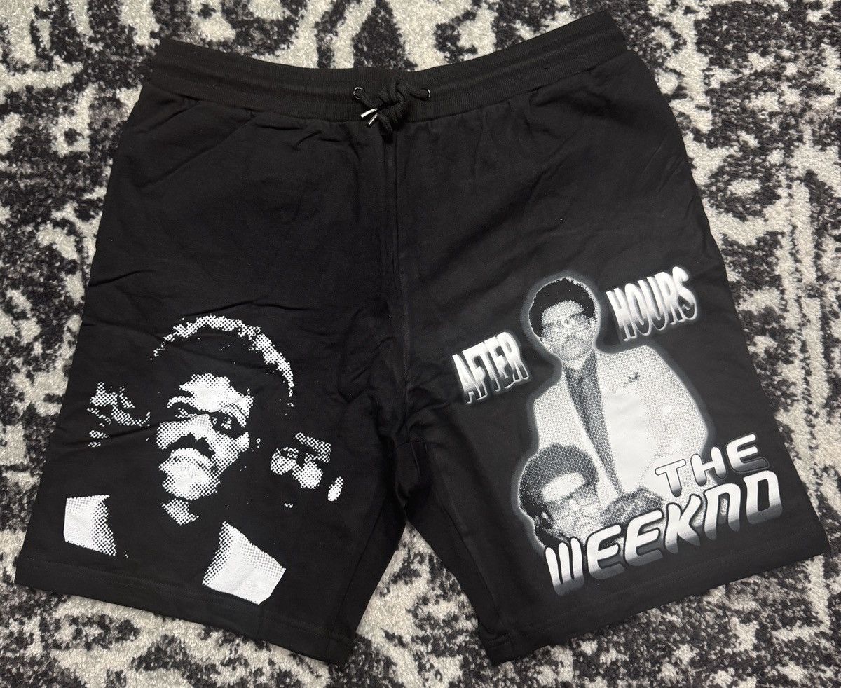 AWGE × P4K × The Weeknd The Weeknd P4K AWGE After Hours Sweatshorts XL Black Size US 38 / EU 54 - 1 Thumbnail