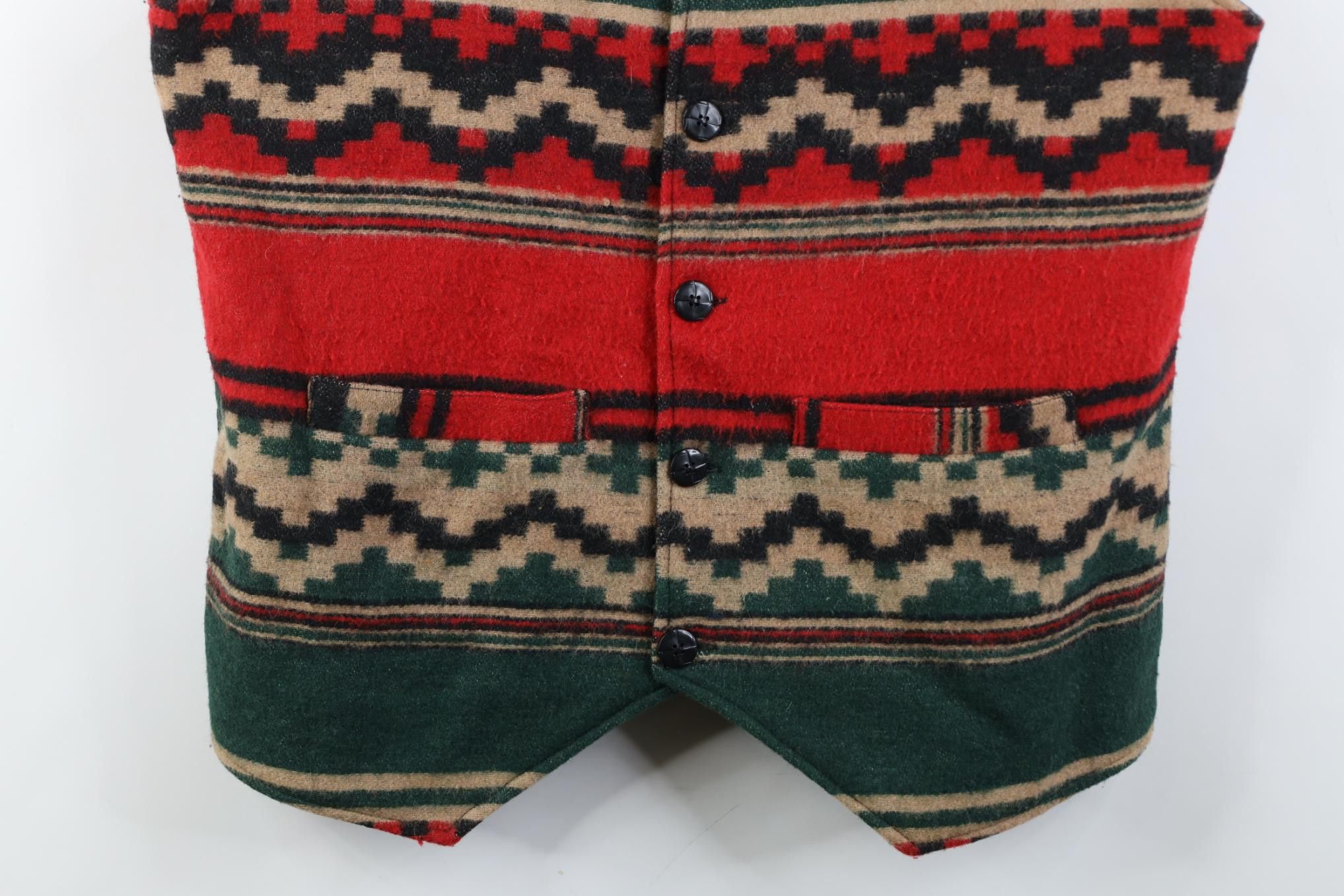 Vintage Vintage 90s Streetwear Southwestern Blanket Vest Jacket Size US S / EU 44-46 / 1 - 3 Thumbnail