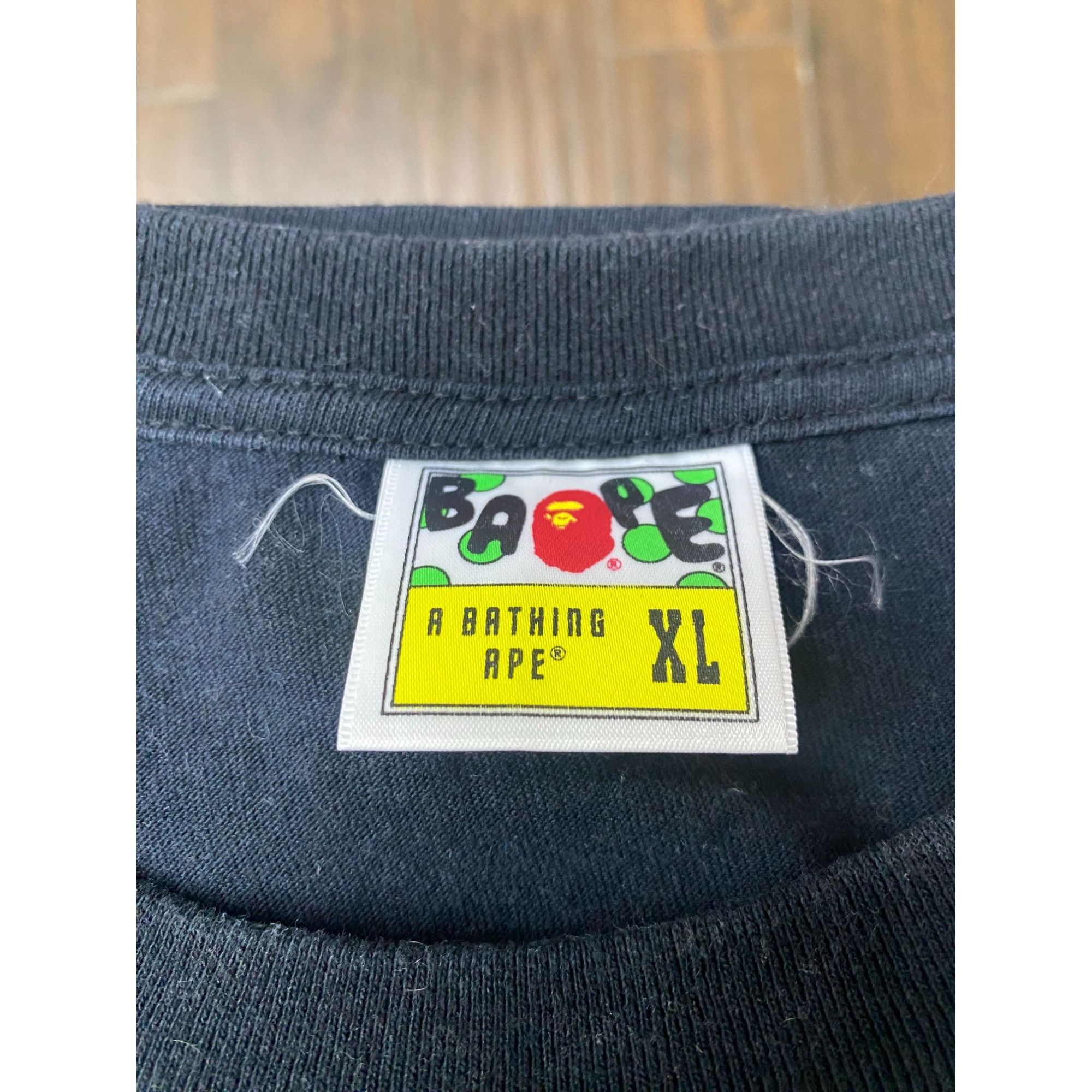 Bape BAPE RAINBOW BIG HEAD APE TEE BLACK SZ XL Size US XL / EU 56 / 4 - 3 Thumbnail