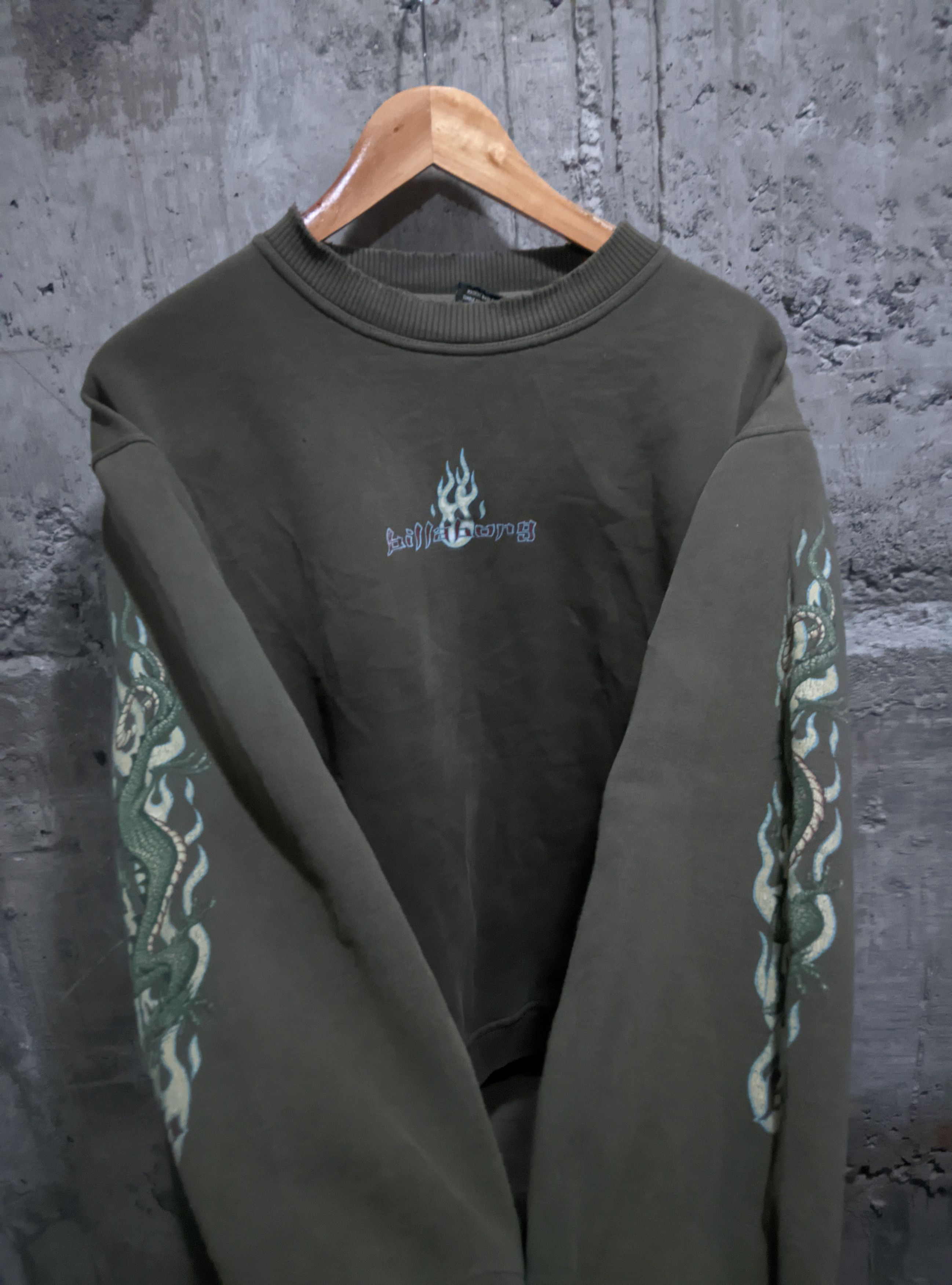 Billabong Vintage 90s billabong flame sleeves distressed surf grunge Size US L / EU 52-54 / 3 - 2 Thumbnail