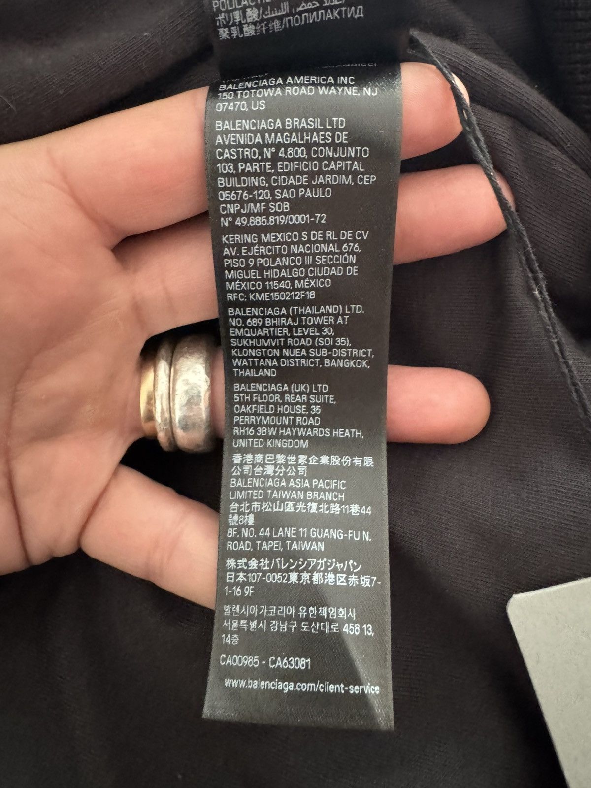 Balenciaga Balenciaga Padded Denim Bomber Jacket, M – CROC (Black/Blue) Size US M / EU 48-50 / 2 - 8 Thumbnail