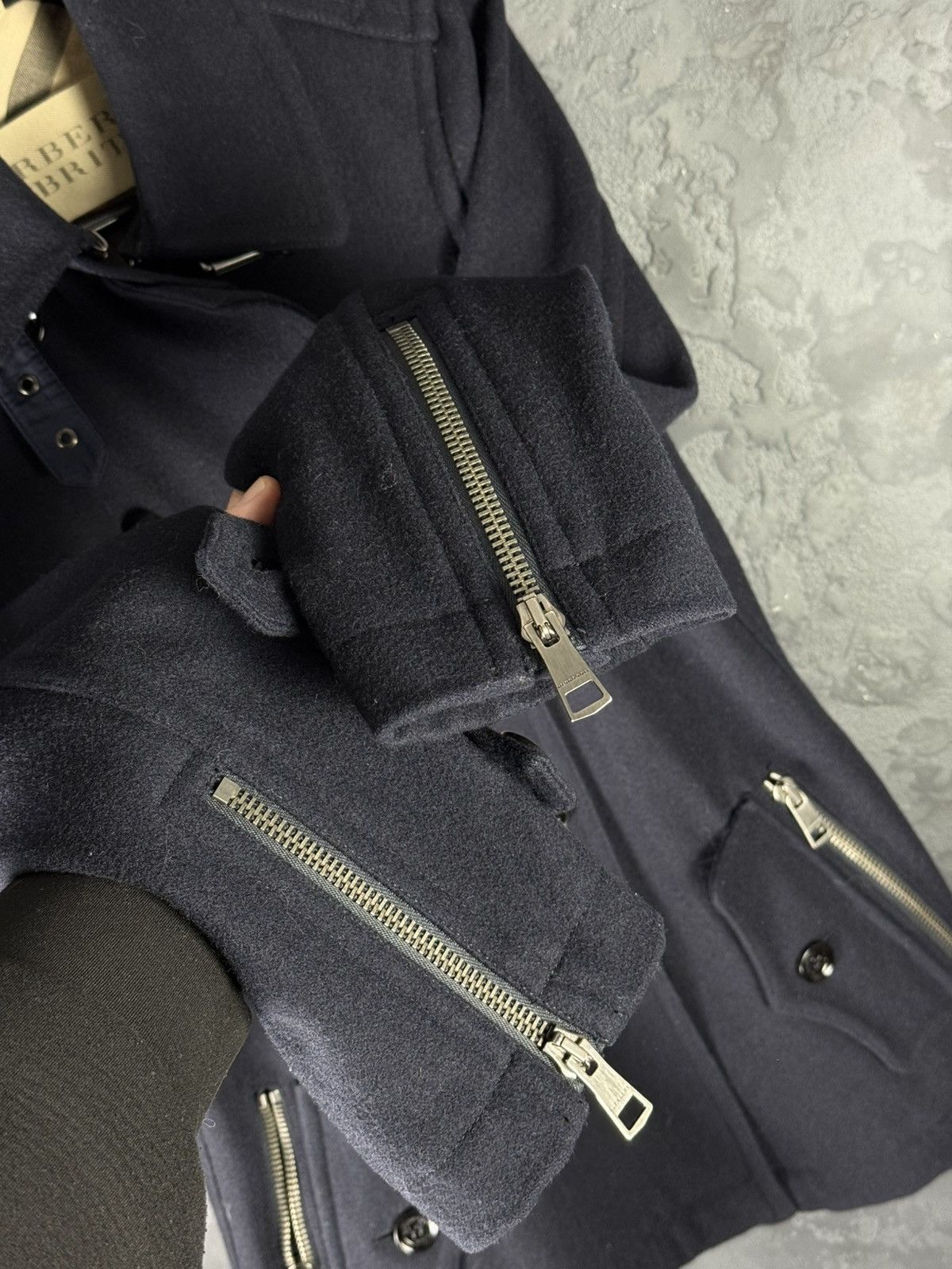 Burberry Burberry Brit Double Breasted Women’s Wool Coat Jacket Size8 Size M / US 6-8 / IT 42-44 - 11 Thumbnail