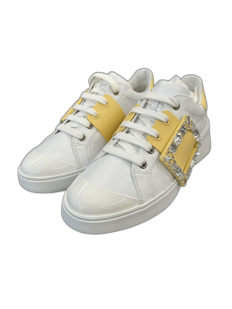 Roger Vivier Roger Vivier Yellow Buckle Women's Sneakers Size US 6 / IT 36 - 1 Thumbnail