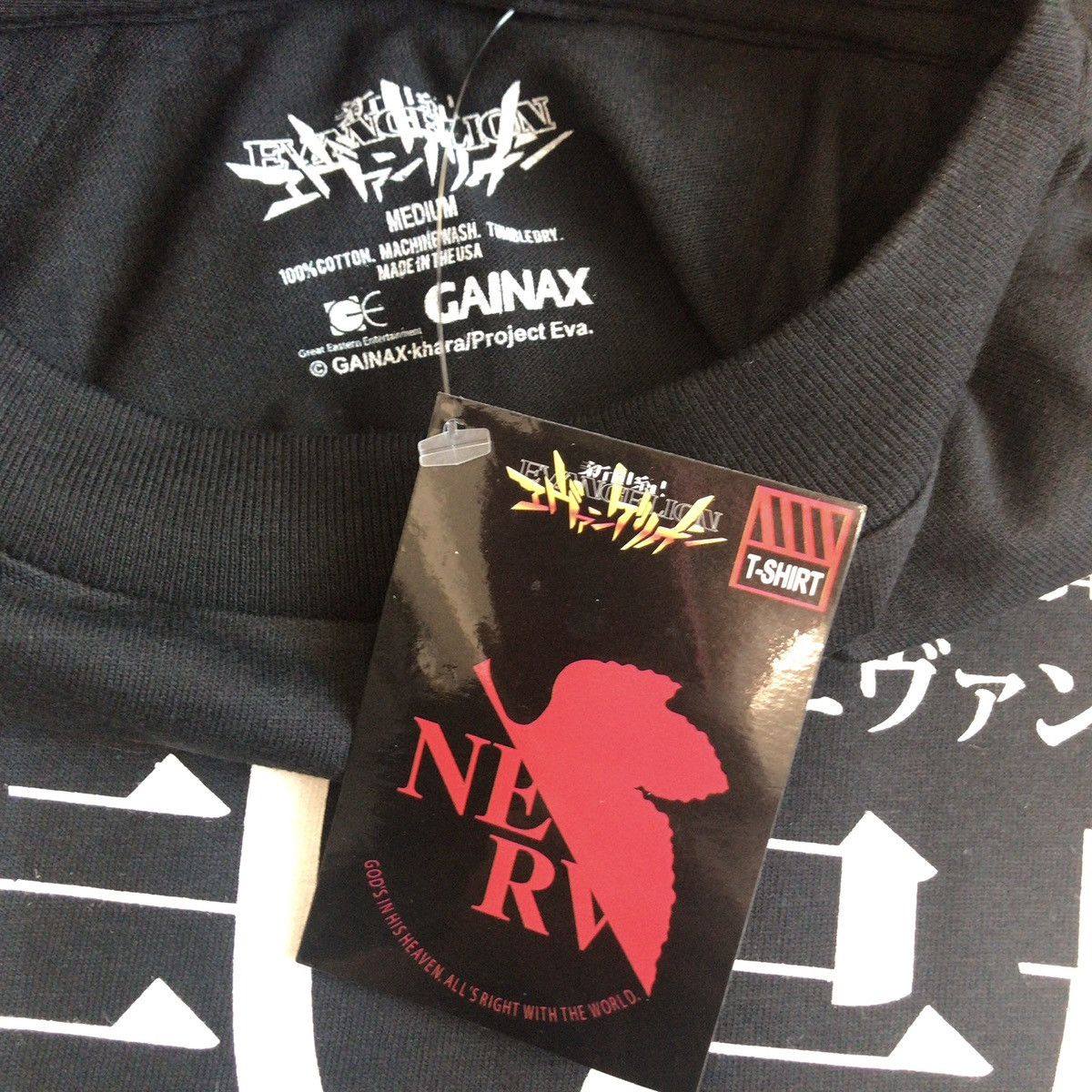 Vintage Deadstock 90s Evangelion Unit-02 Tee – Official US Release Size US M / EU 48-50 / 2 - 4 Thumbnail