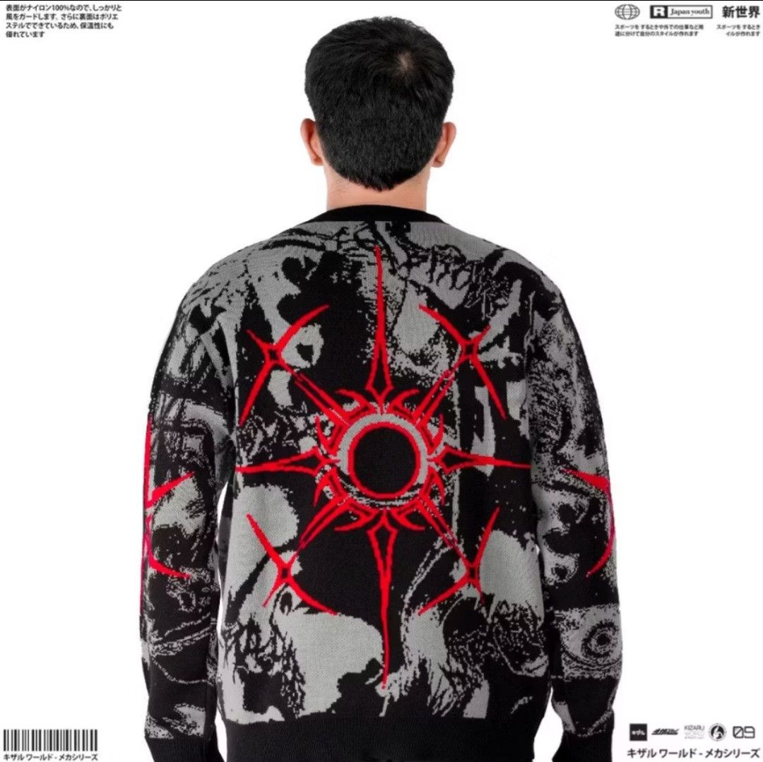 Japanese Brand Dystopia harajuku Japanese style knitwear sweater Size US S / EU 44-46 / 1 - 5 Thumbnail