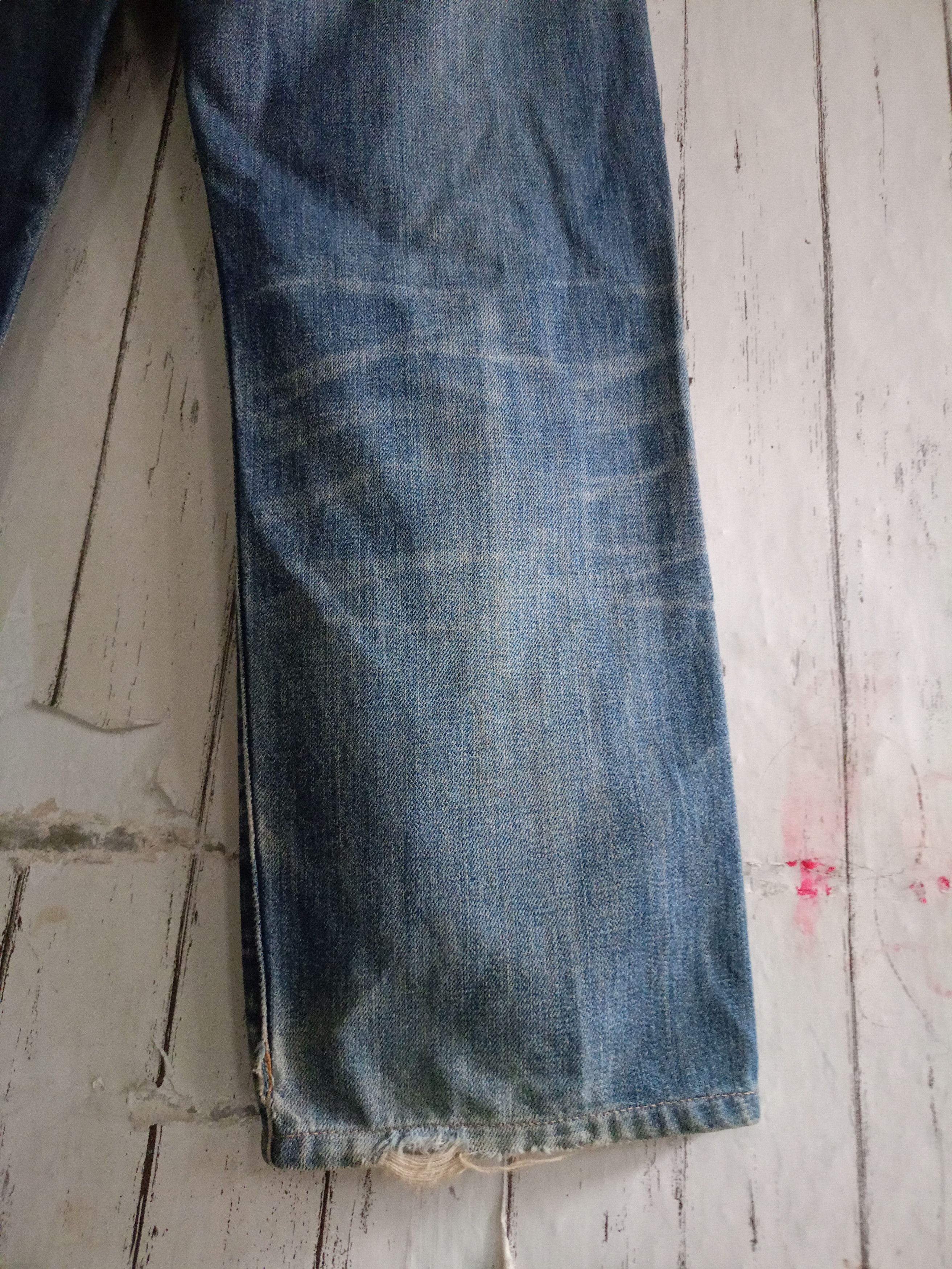 Levi's Vintage Clothing Vintage Levi's 502 Selvedge Distressed Denim Pants Size US 32 / EU 48 - 8 Thumbnail