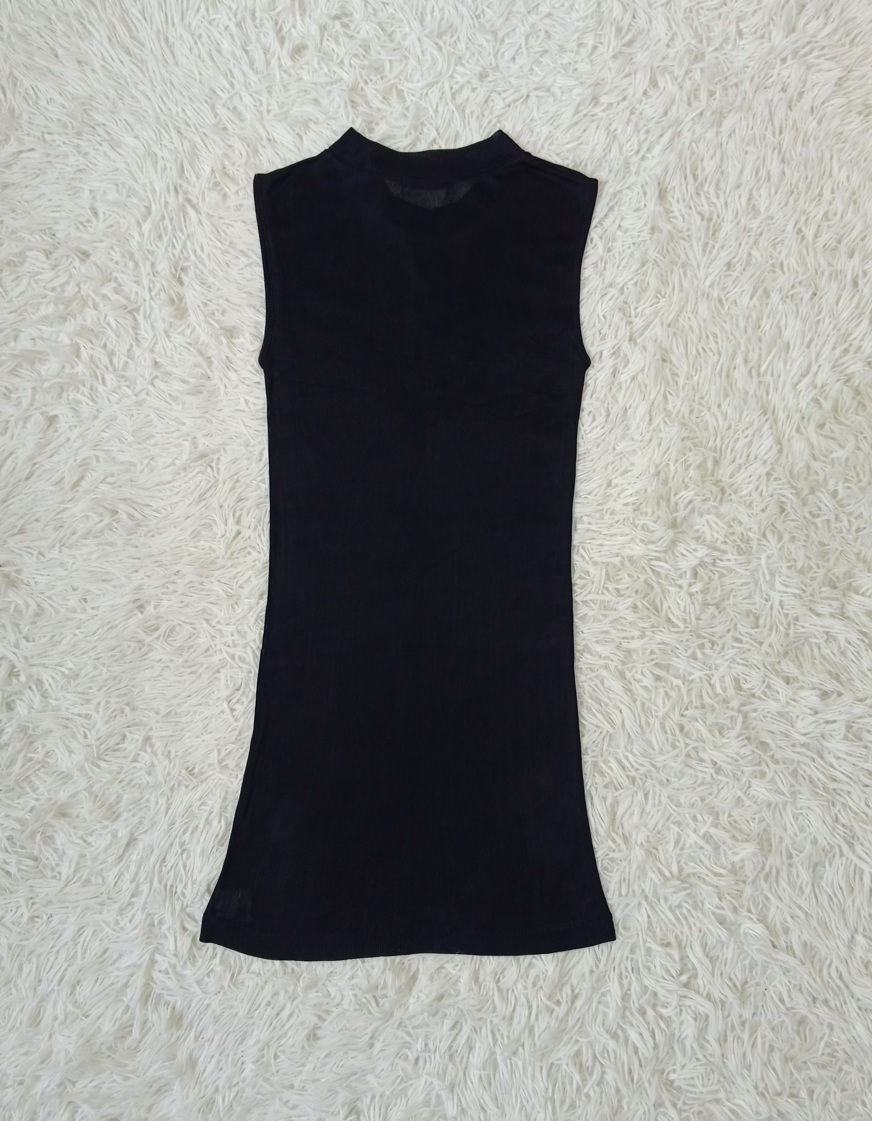 Y's × Yohji Yamamoto Y's Black Sleeveless Dress Size S / US 4 / IT 40 - 2 Thumbnail