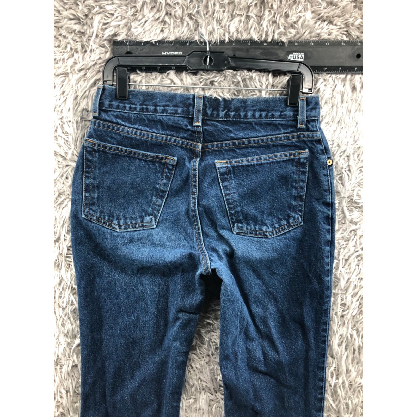 Old Navy Old Navy Jeans Bootcut Womens Regular Size 8 Medium Wash Blue Denim 5-Pocket 31 In Inseam Cotton Zip Button Belt Loops Size 30" / US 8 / IT 44 - 6 Thumbnail