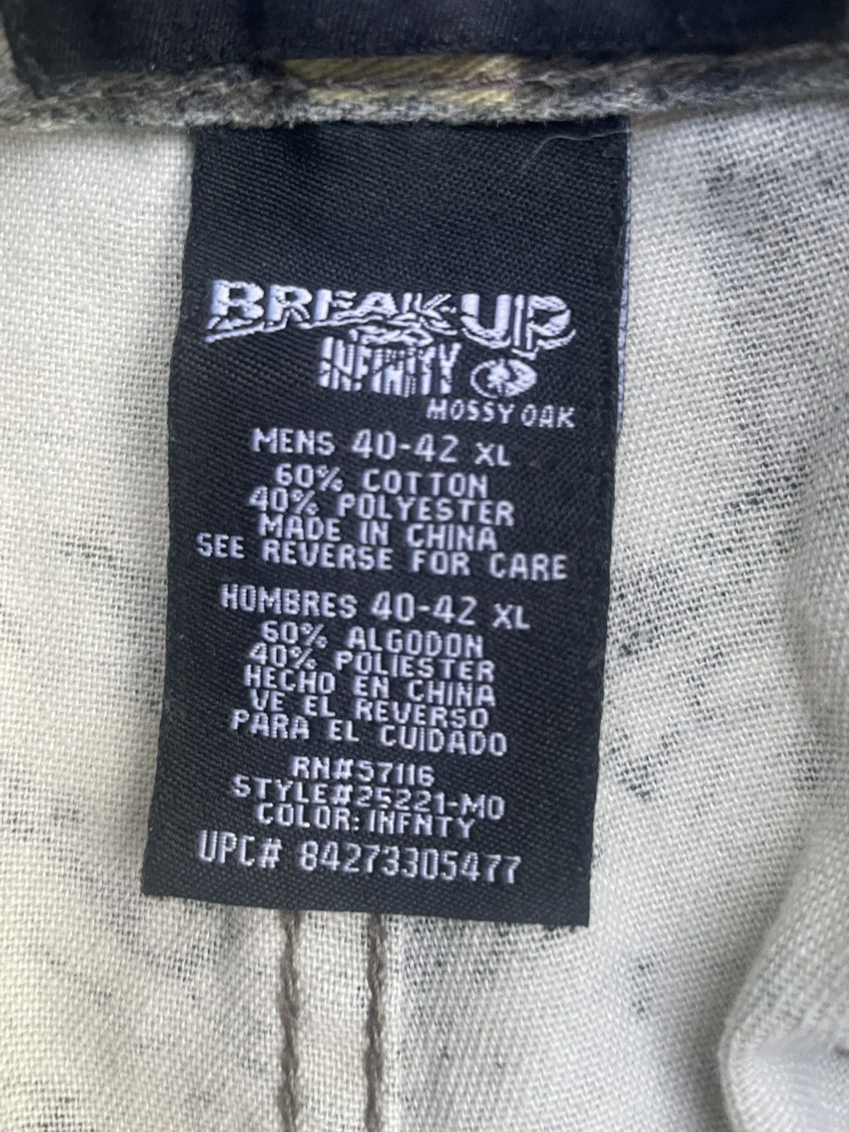 Mossy Oaks Mossy Oak Camoflage Cargo Pant Size US 41 - 15 Thumbnail