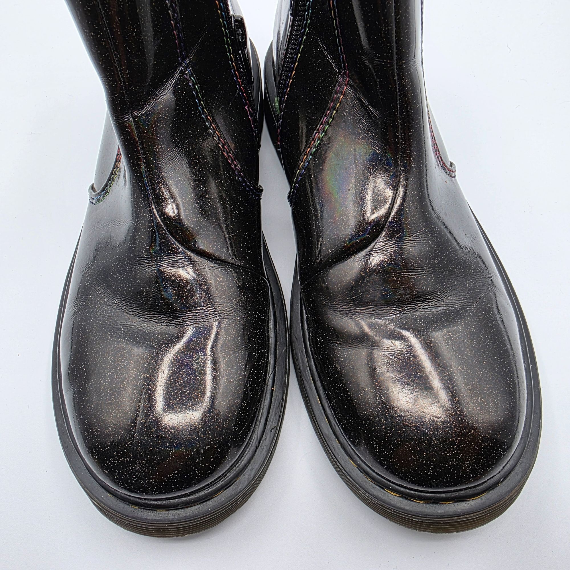 Dr. Martens Dr Martens 2976 Sparkle Rays Womens Size 5 Black Boots Walki Size US 5 / IT 35 - 10 Thumbnail