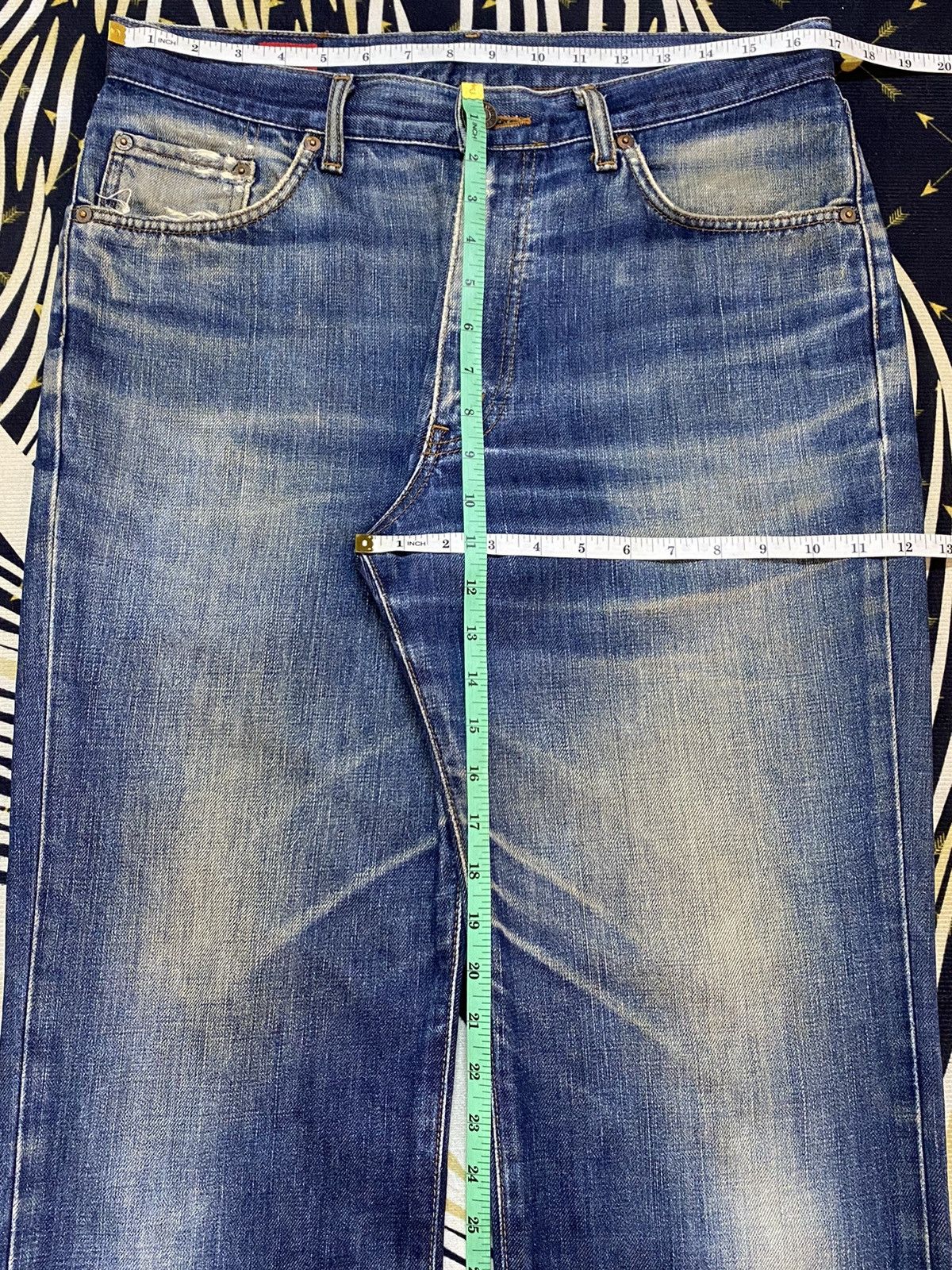 Edwin Vintage Japanese Brands Edwin503 Mud Wash Loose Jeans Size US 34 / EU 50 - 15 Thumbnail