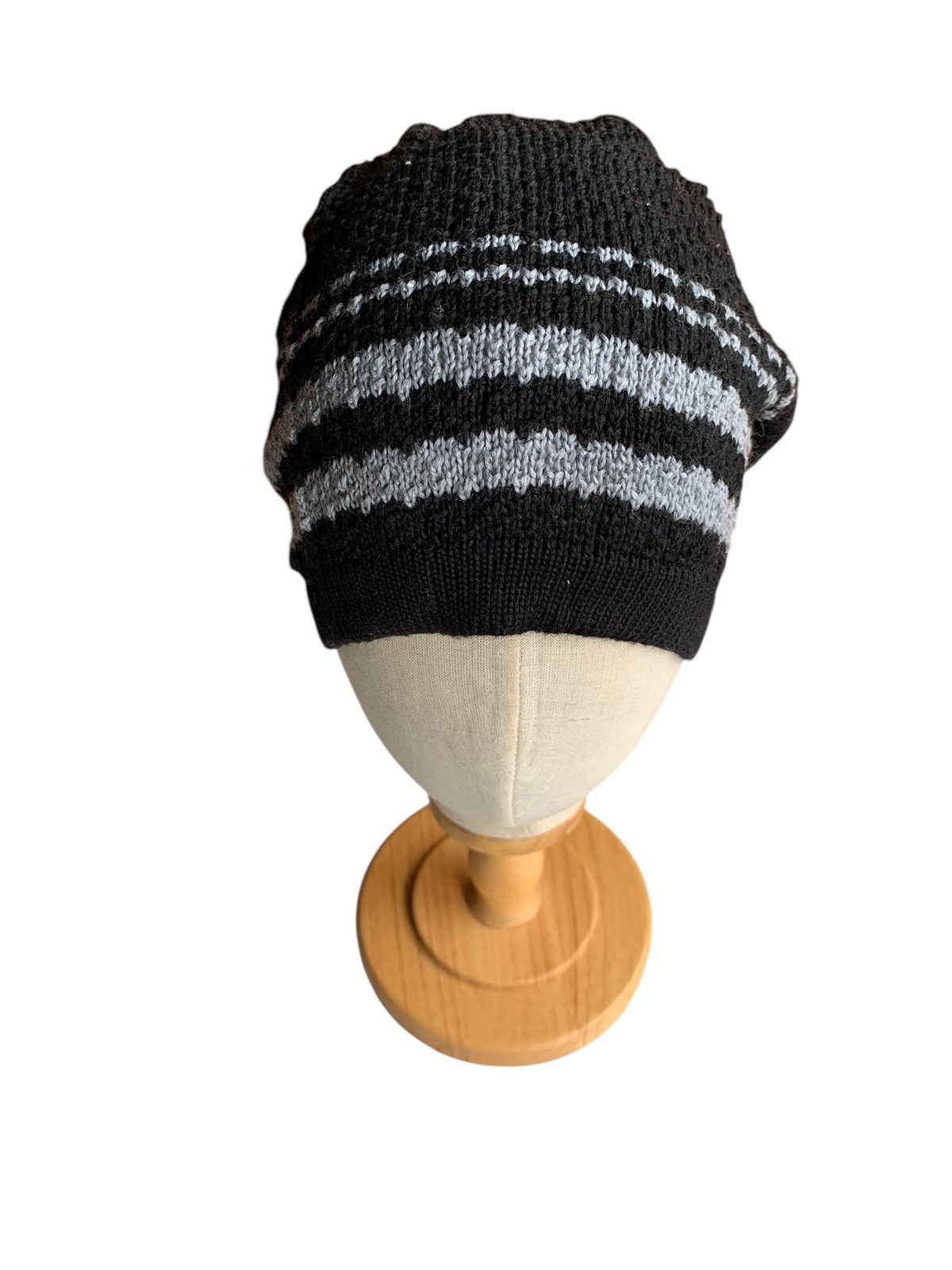 Japanese Brand × Kapital × Vintage Japanese Knitted Stripe Winter Sessions Long Beanie Hats Size ONE SIZE - 6 Thumbnail