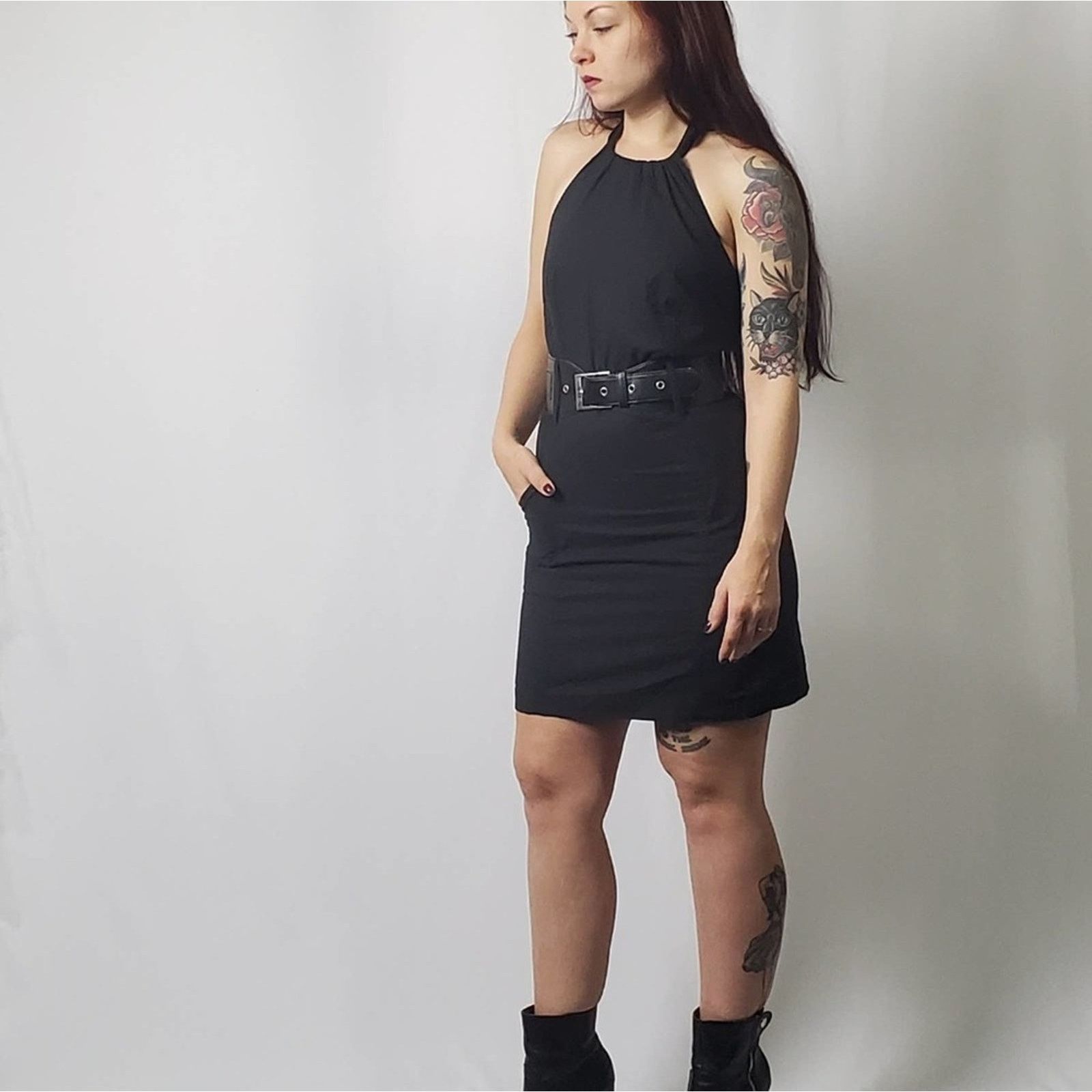Guess Guess casual black halter mini dress Size S / US 4 / IT 40 - 9 Thumbnail