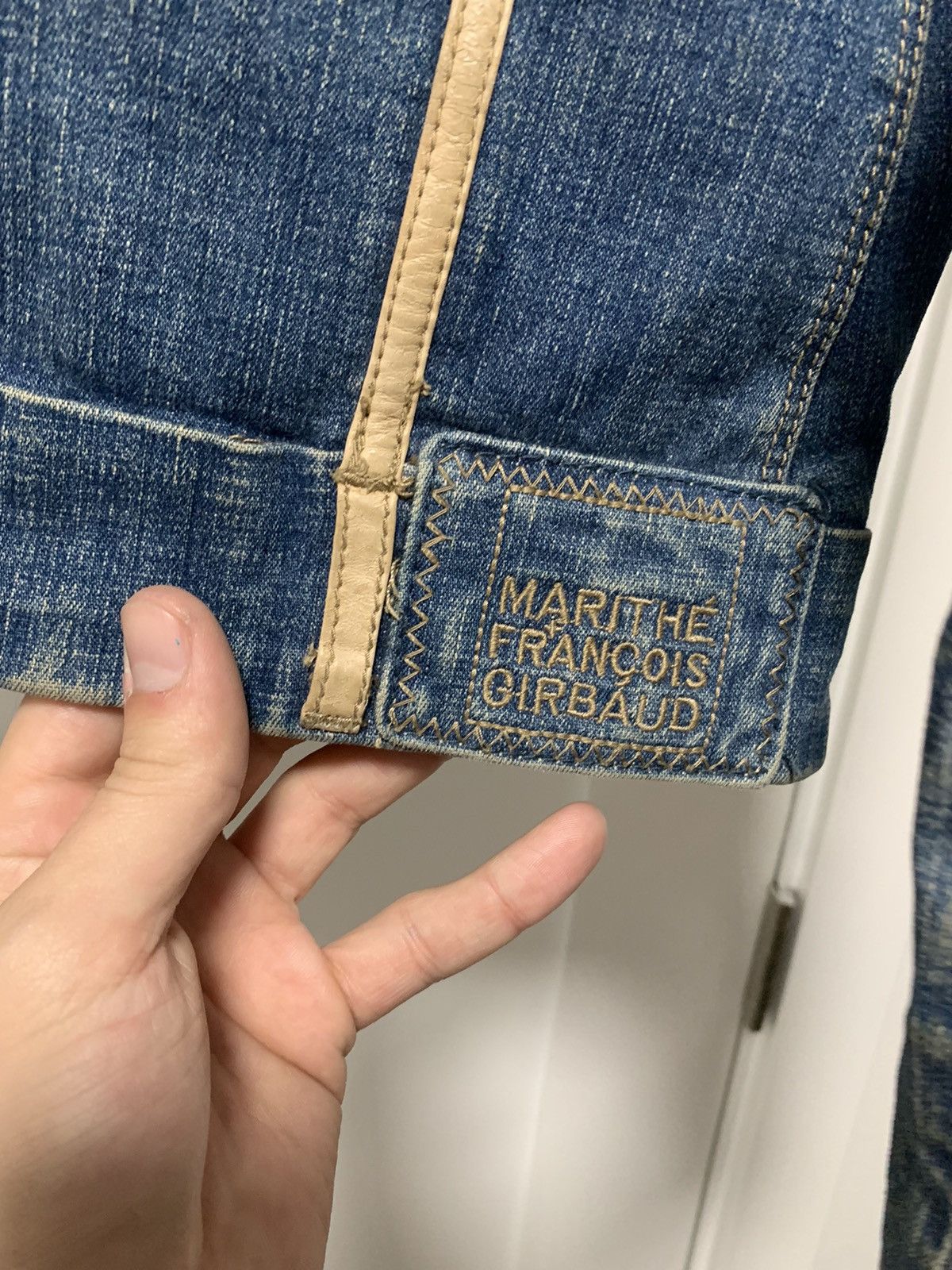 Marithe + Francois Girbaud Marithe Francois Girbaud Denim Jacket Size S / US 4 / IT 40 - 5 Thumbnail