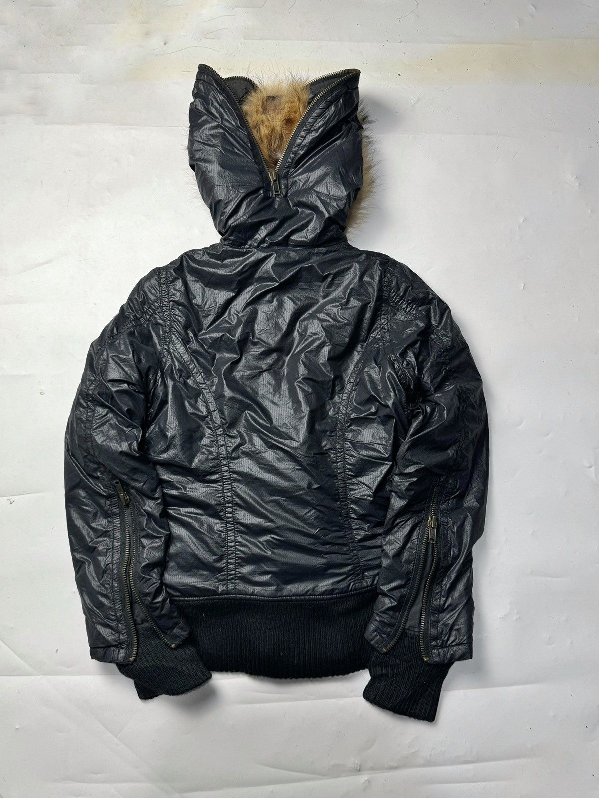 If Six Was Nine Fur Puffer Hoodie Jacket Moussy Archived Vkei styled Size US M / EU 48-50 / 2 - 3 Thumbnail